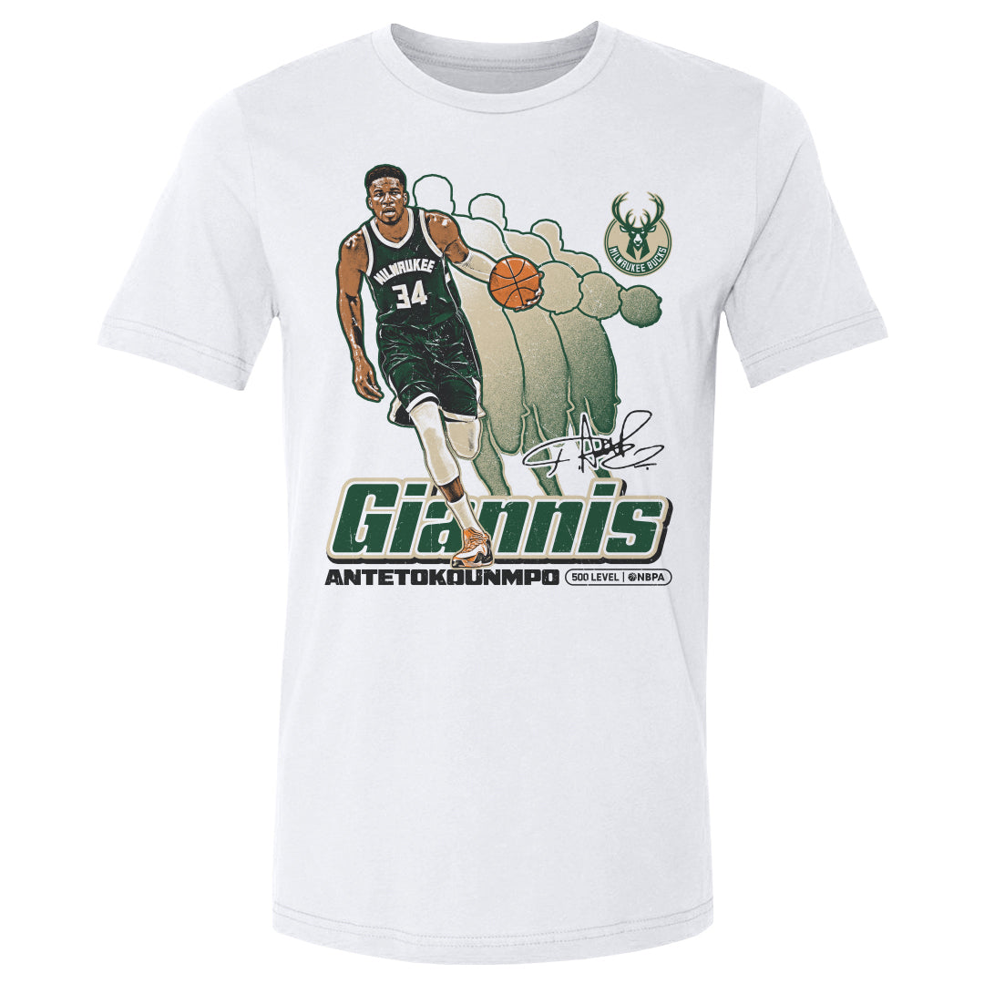 Giannis Antetokounmpo Milwaukee Bucks Retro 3