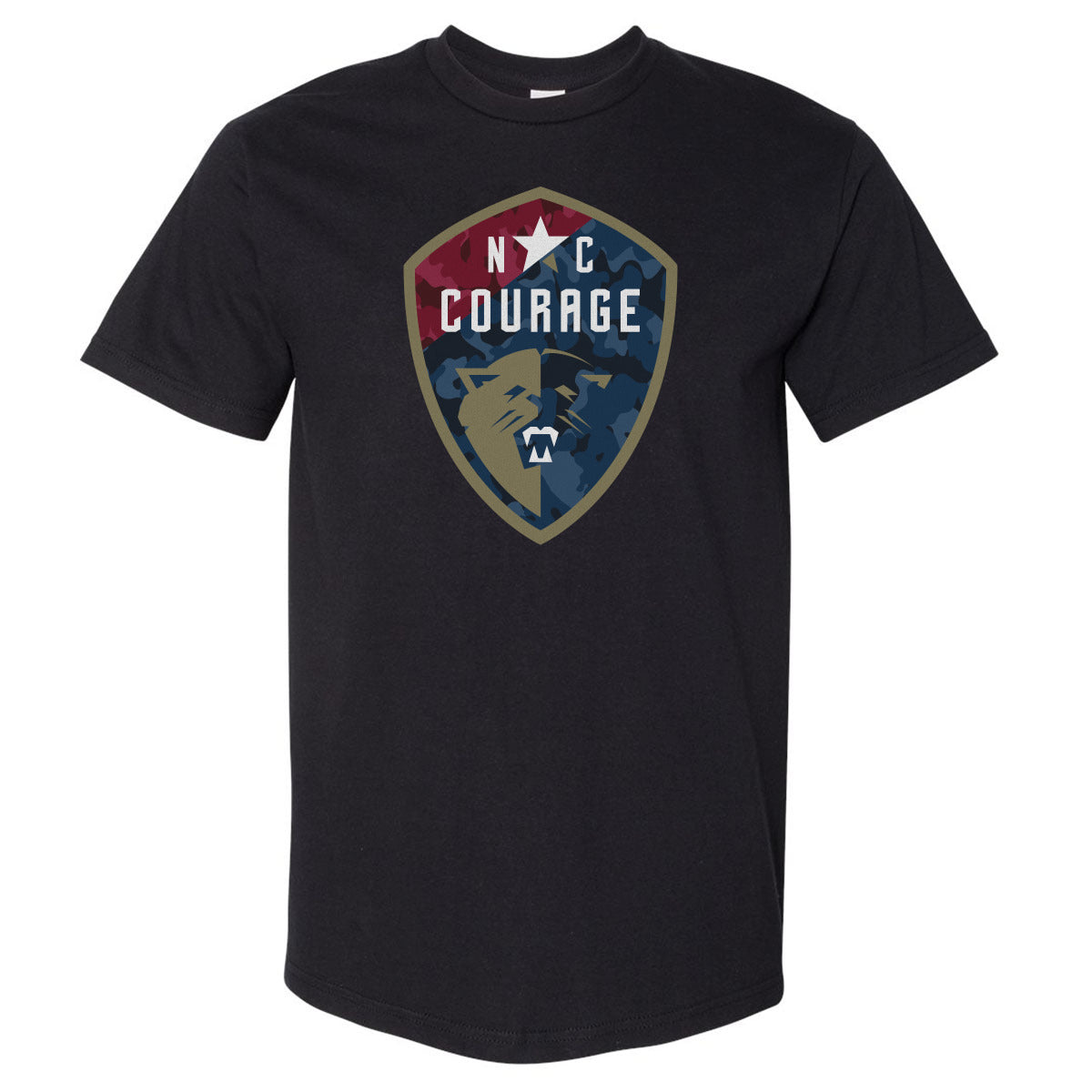 North Carolina Courage Camp Logo WHT