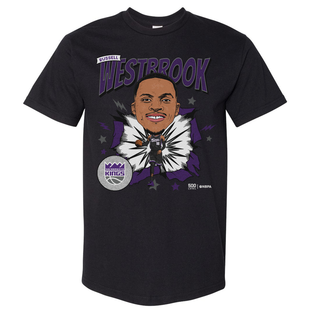 Russell Westbrook Sacramento Kings Caricature