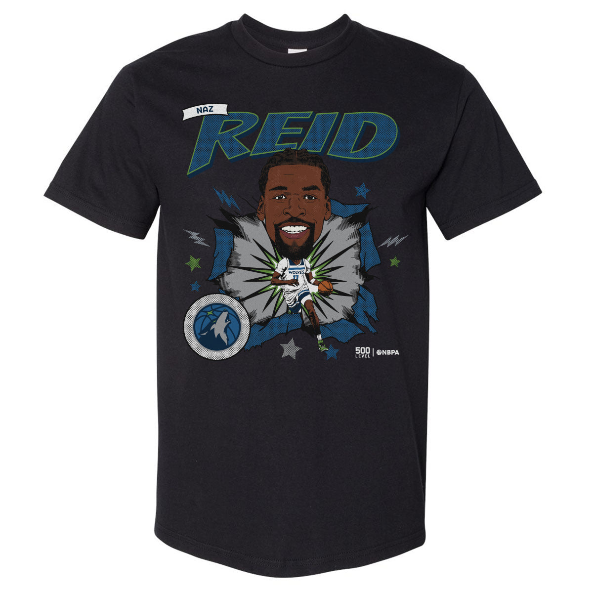 Naz Reid Minnesota Timberwolves Caricature
