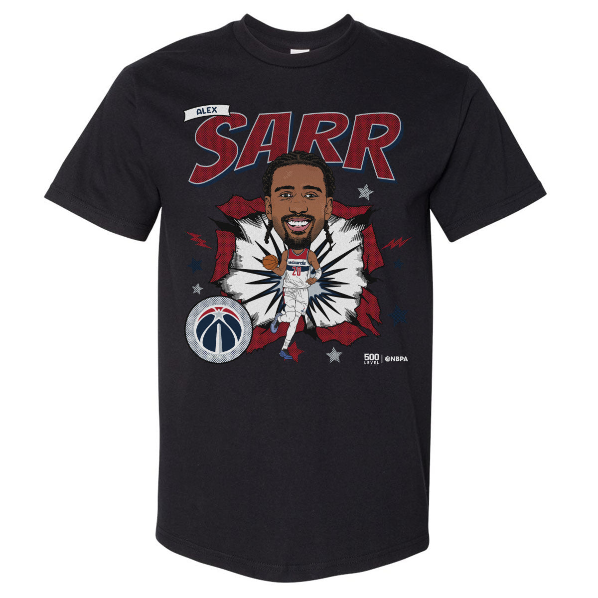 Alex Sarr Washington Wizards Caricature