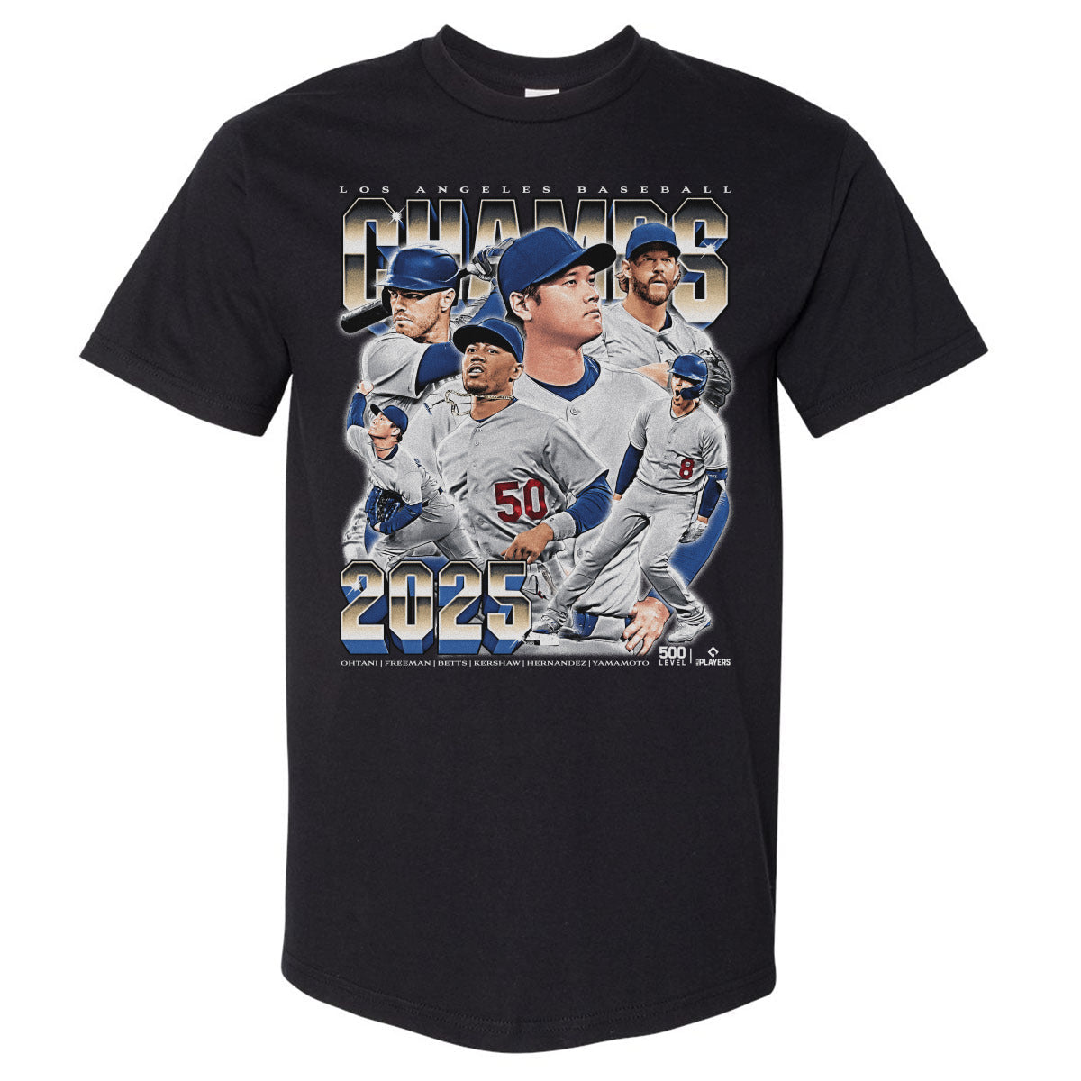 Los Angeles D Baseball 2025 Champs Vintage 1