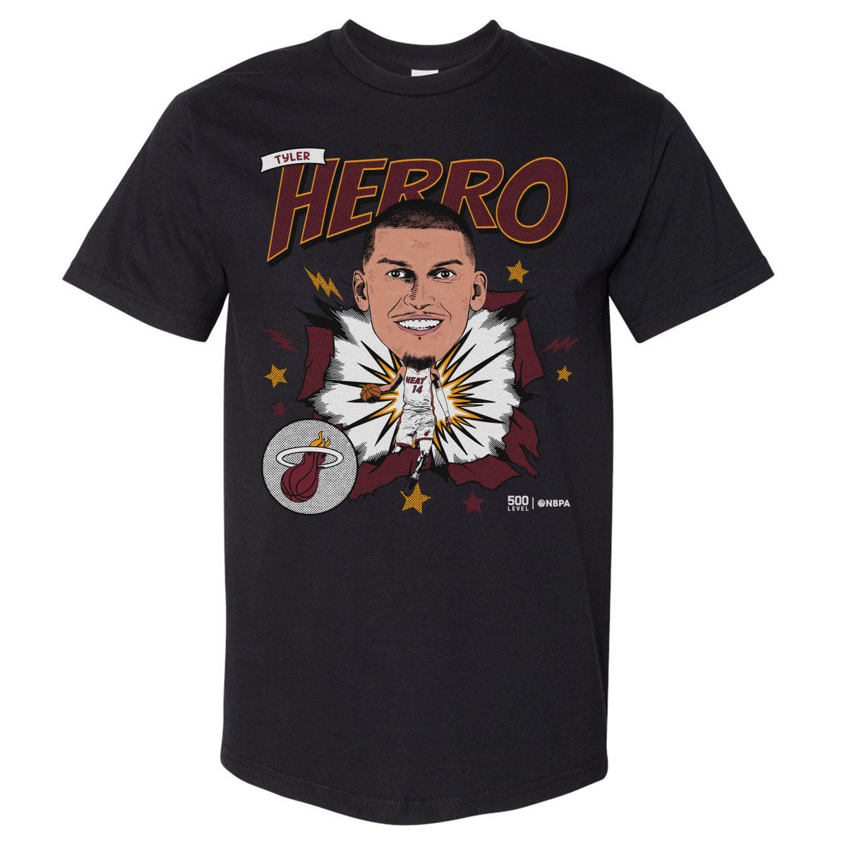 Tyler Herro Miami Heat Caricature