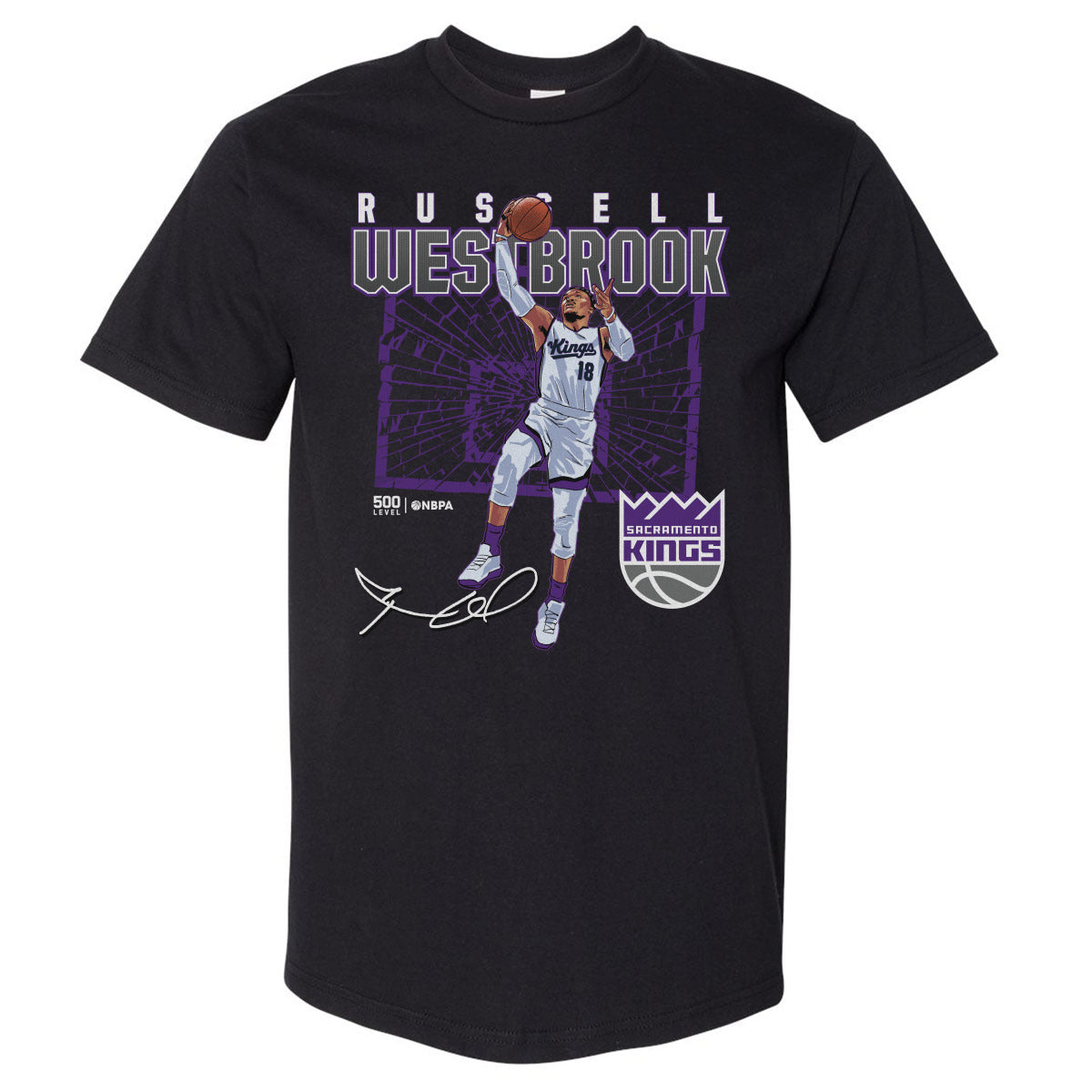 Russell Westbrook Sacramento Kings Shattered