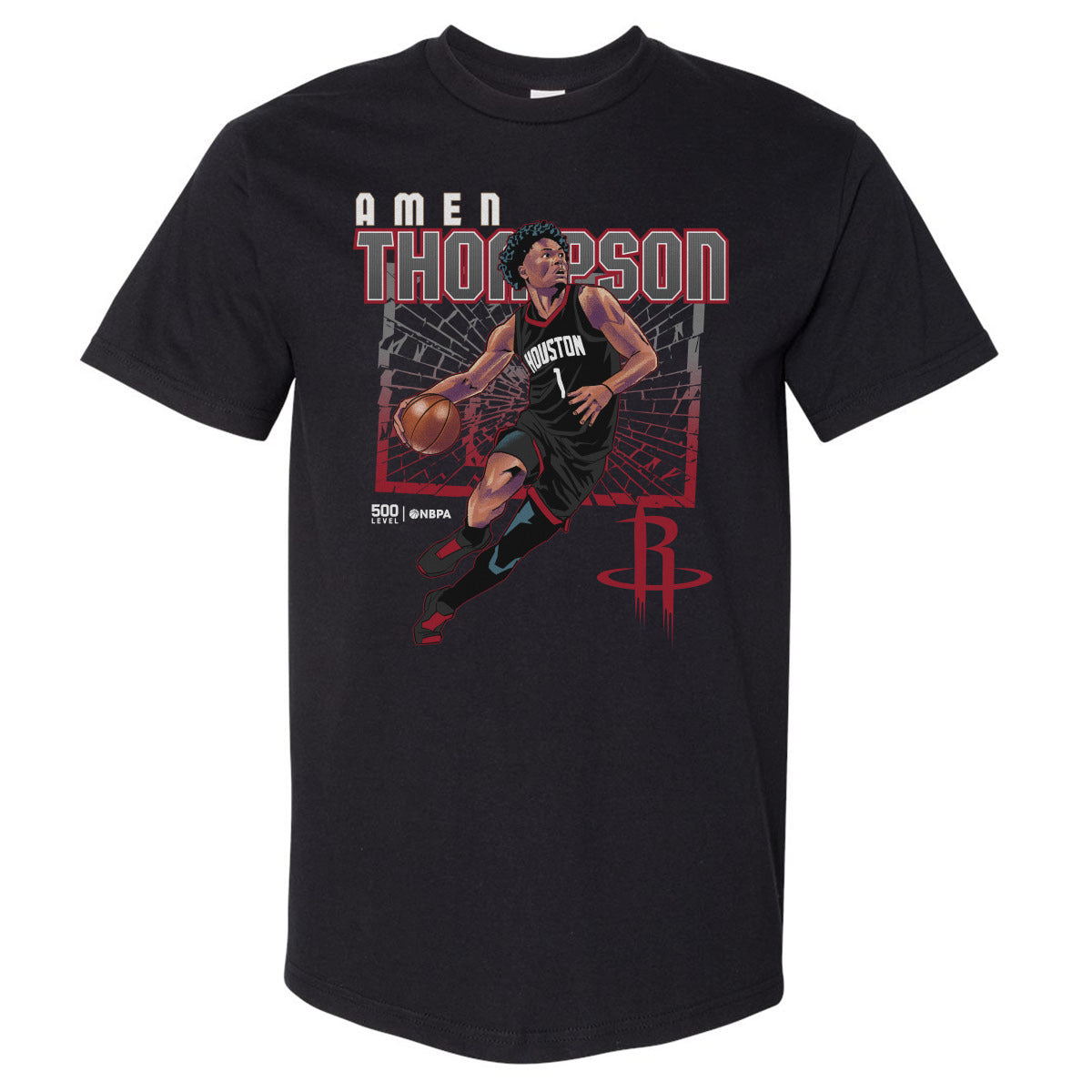Amen Thompson Houston Rockets Shattered