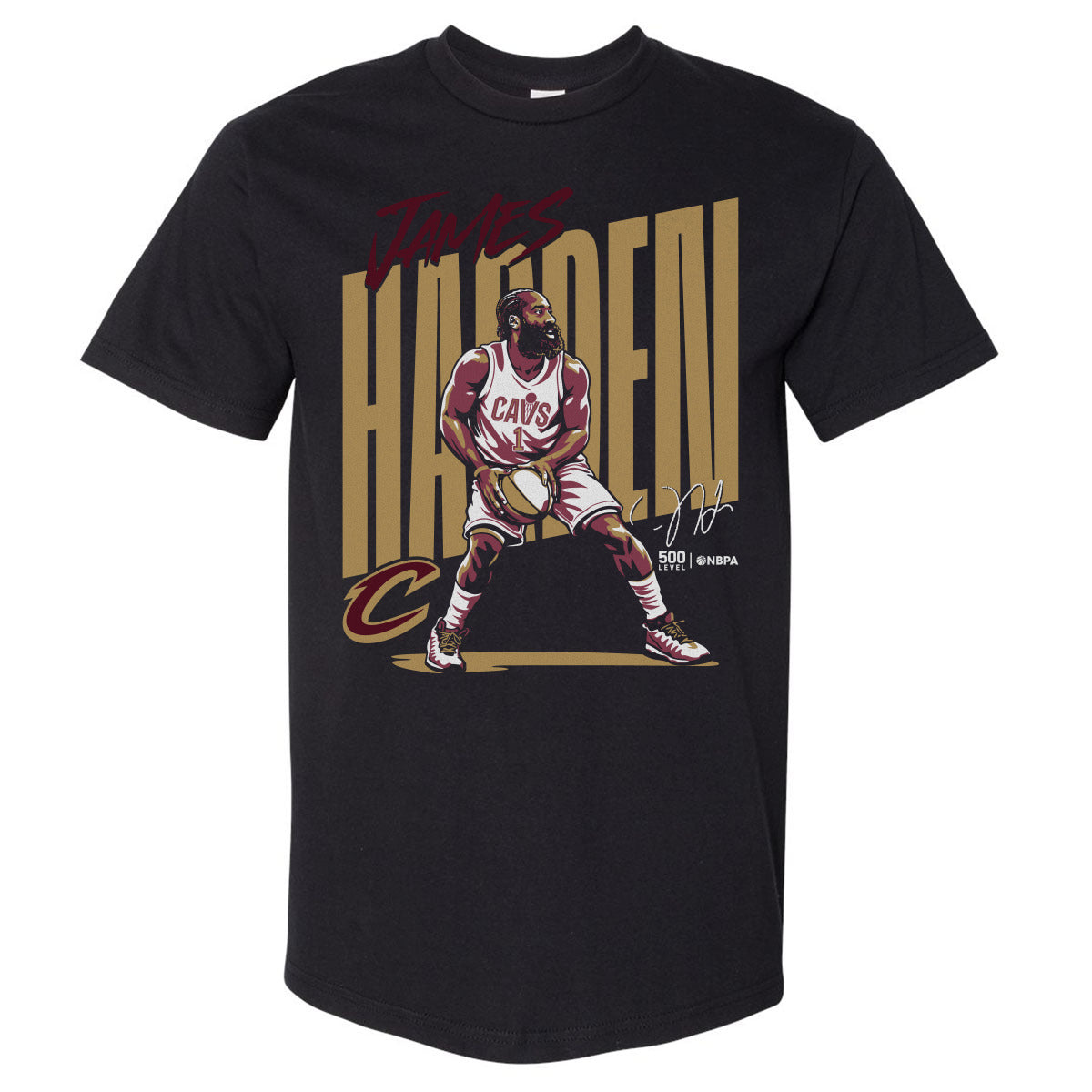 James Harden Cleveland Cavaliers Vector 1