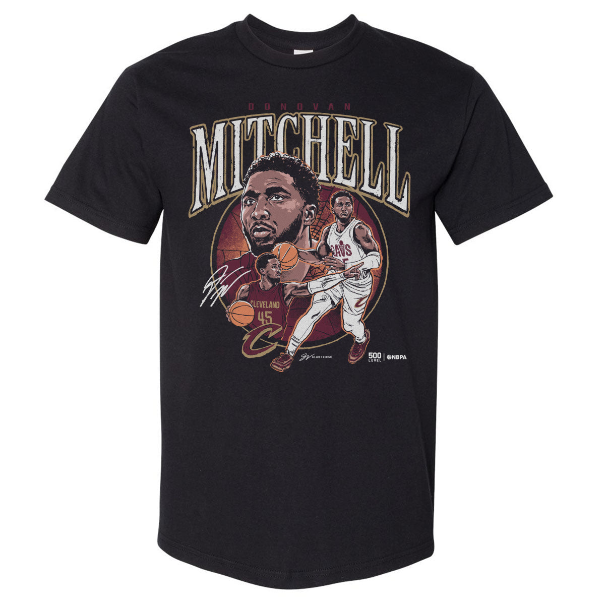 Donovan Mitchell Cleveland Cavaliers Trio