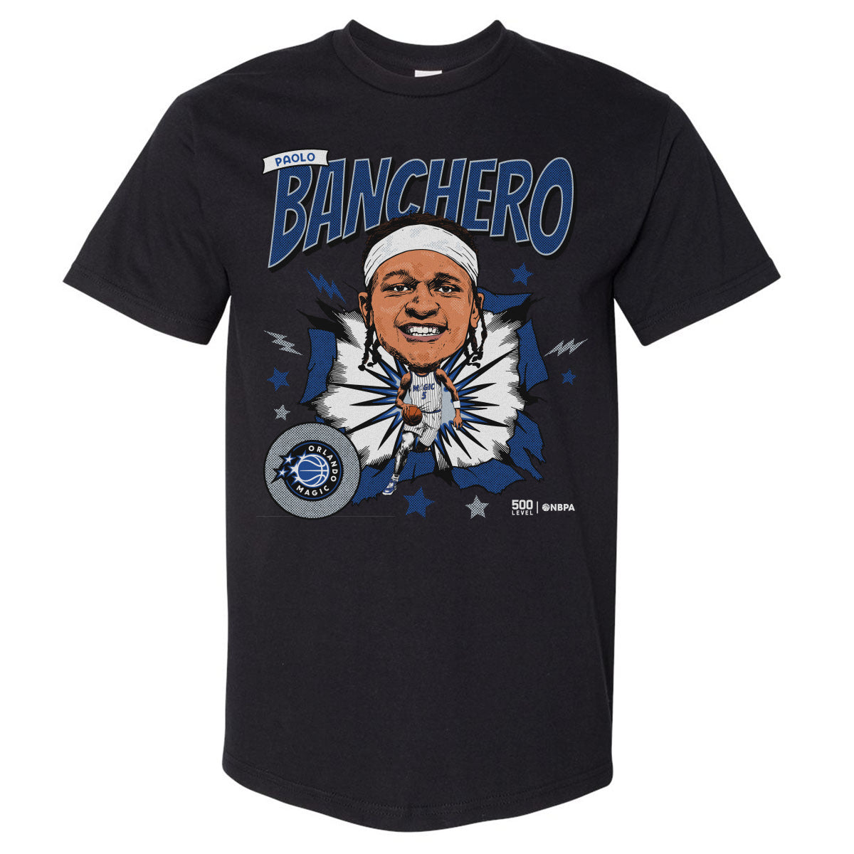 Paolo Banchero Orlando Magic Caricature WHT 1