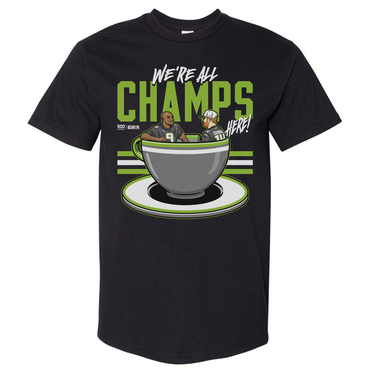 Kenneth Walker III & Sam Darnold Seattle Tea Cup