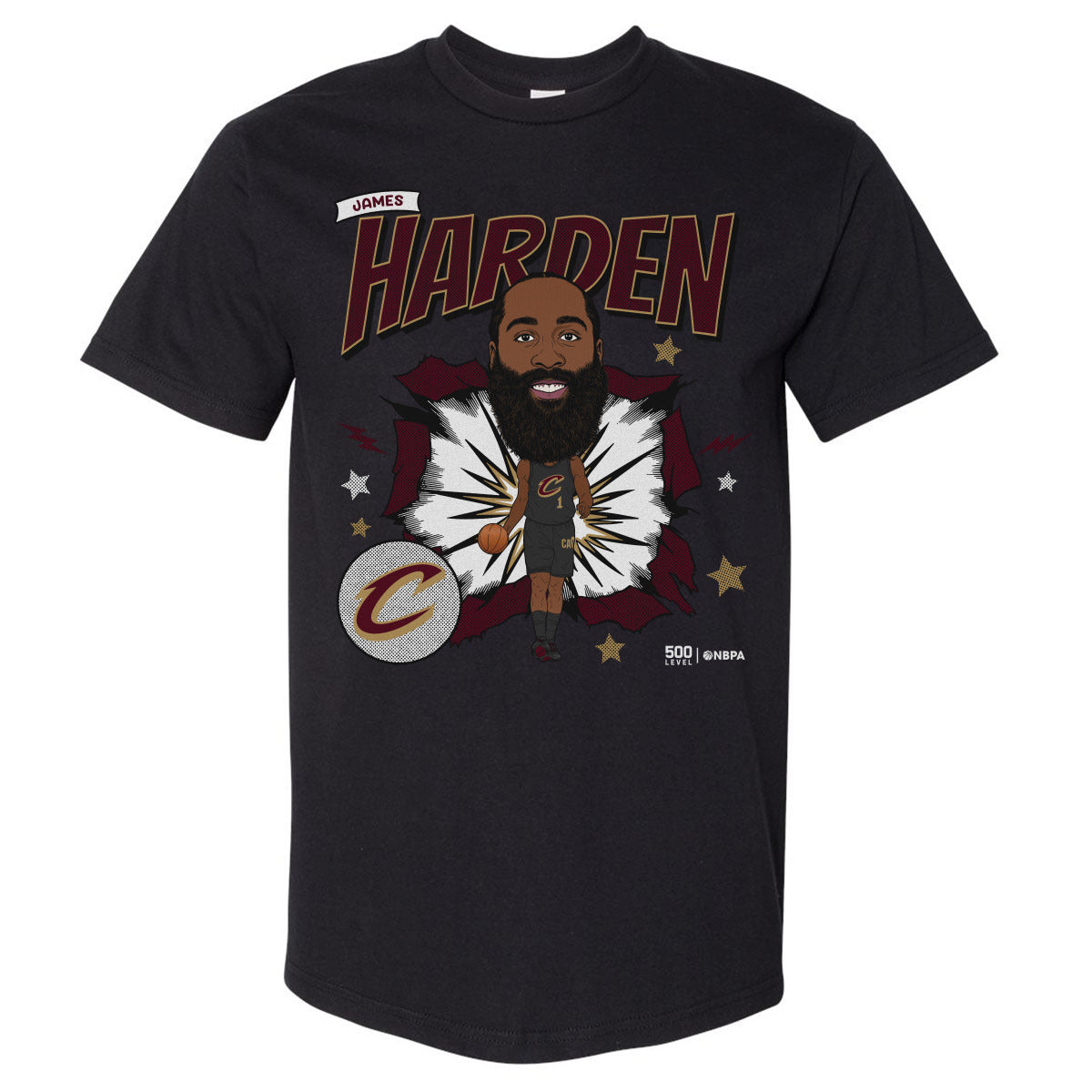 James Harden Cleveland Cavaliers Caricature