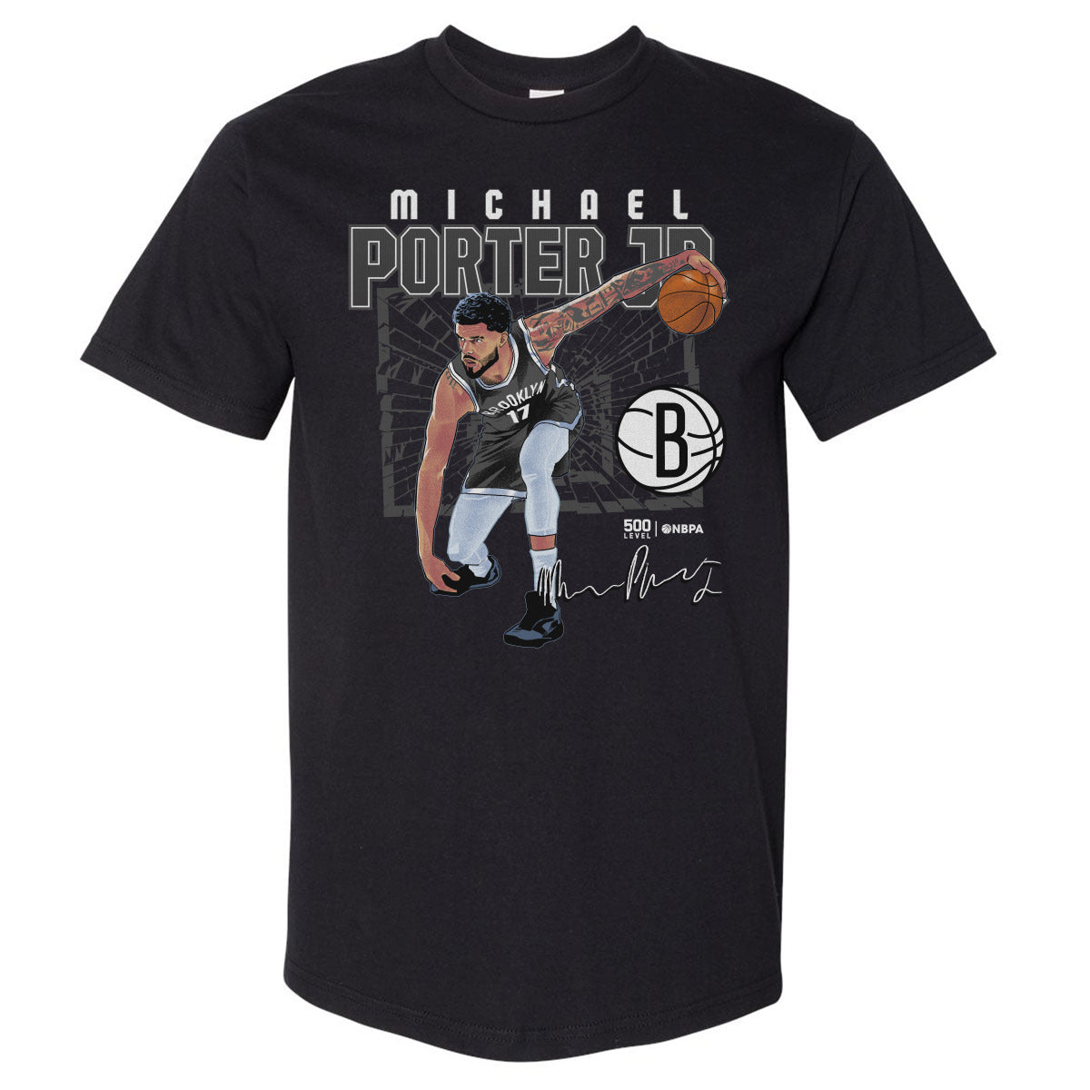 Michael Porter Jr. Brooklyn Nets Shattered