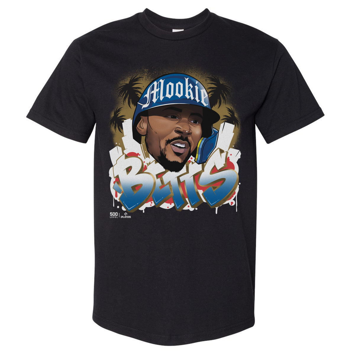 Mookie Betts Los Angeles D Graffiti 1