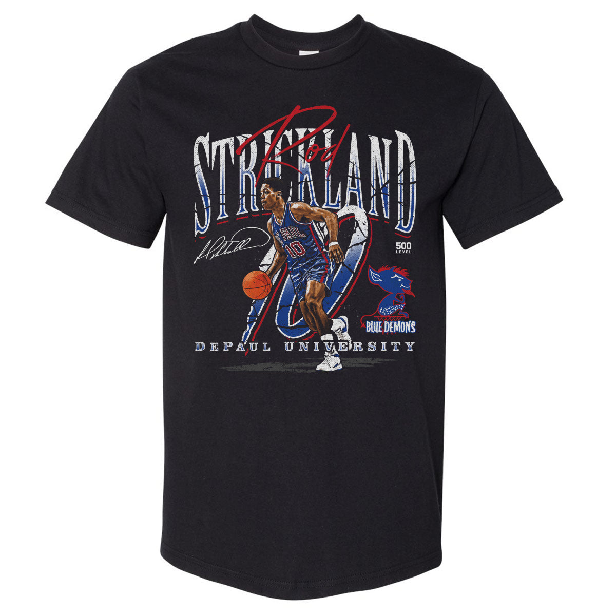 Rod Strickland DePaul Blue Demons Throwback
