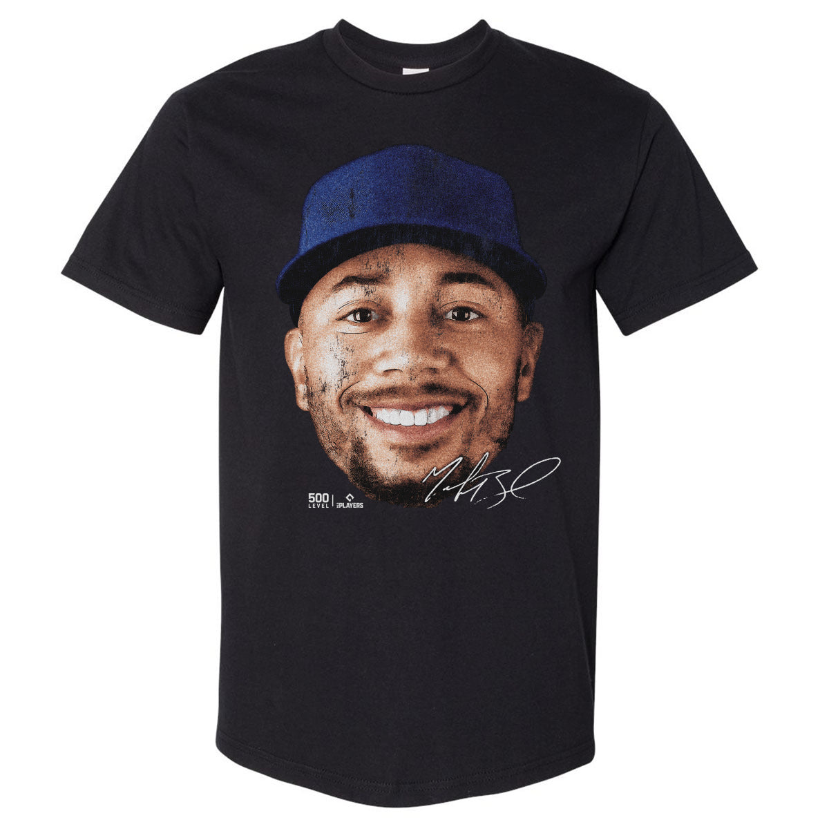Mookie Betts Los Angeles D Vintage Head 1