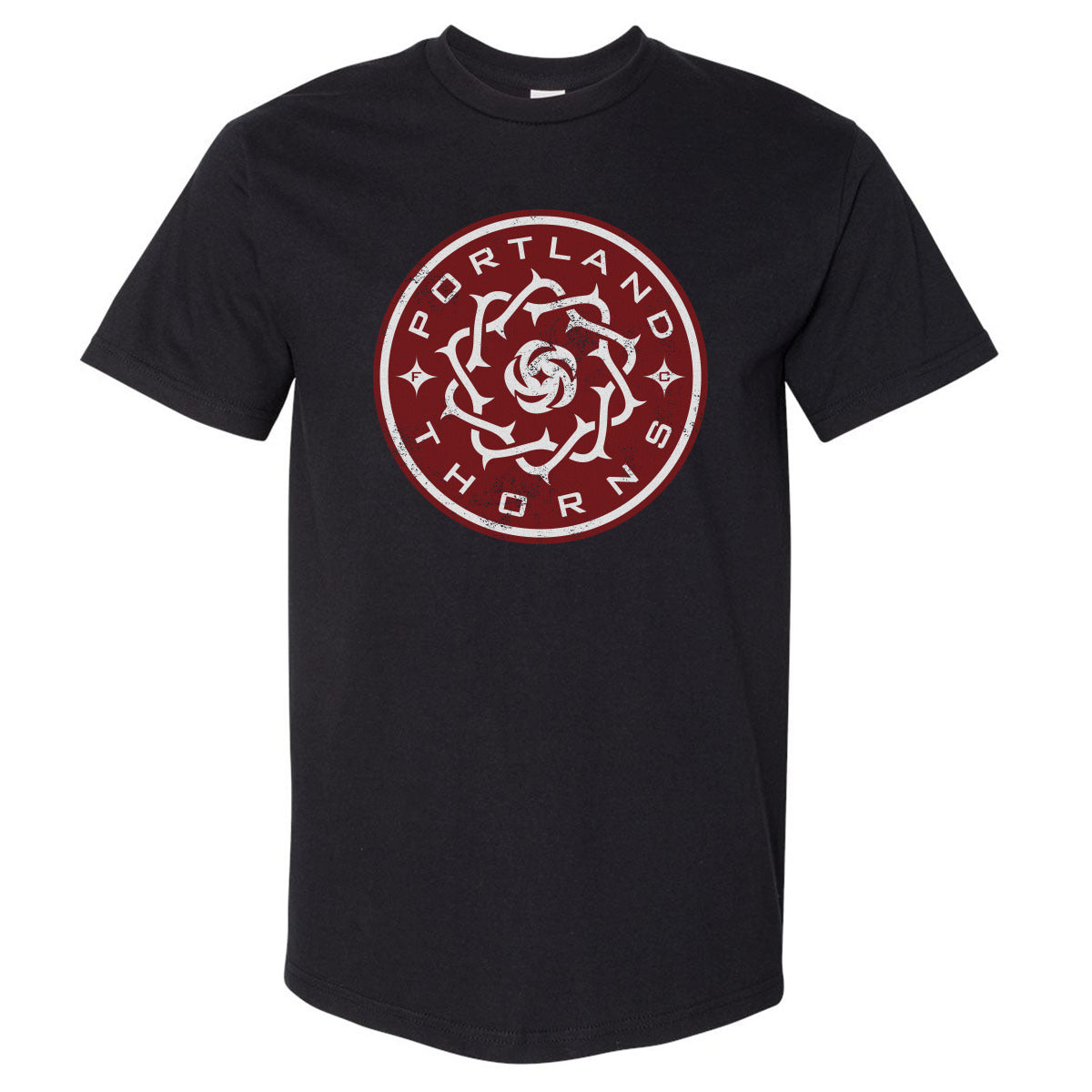 Portland Thorns FC Vintage Primary Logo WHT 3
