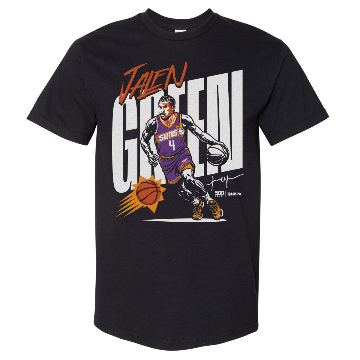 Jalen Green Phoenix Suns Vector 1