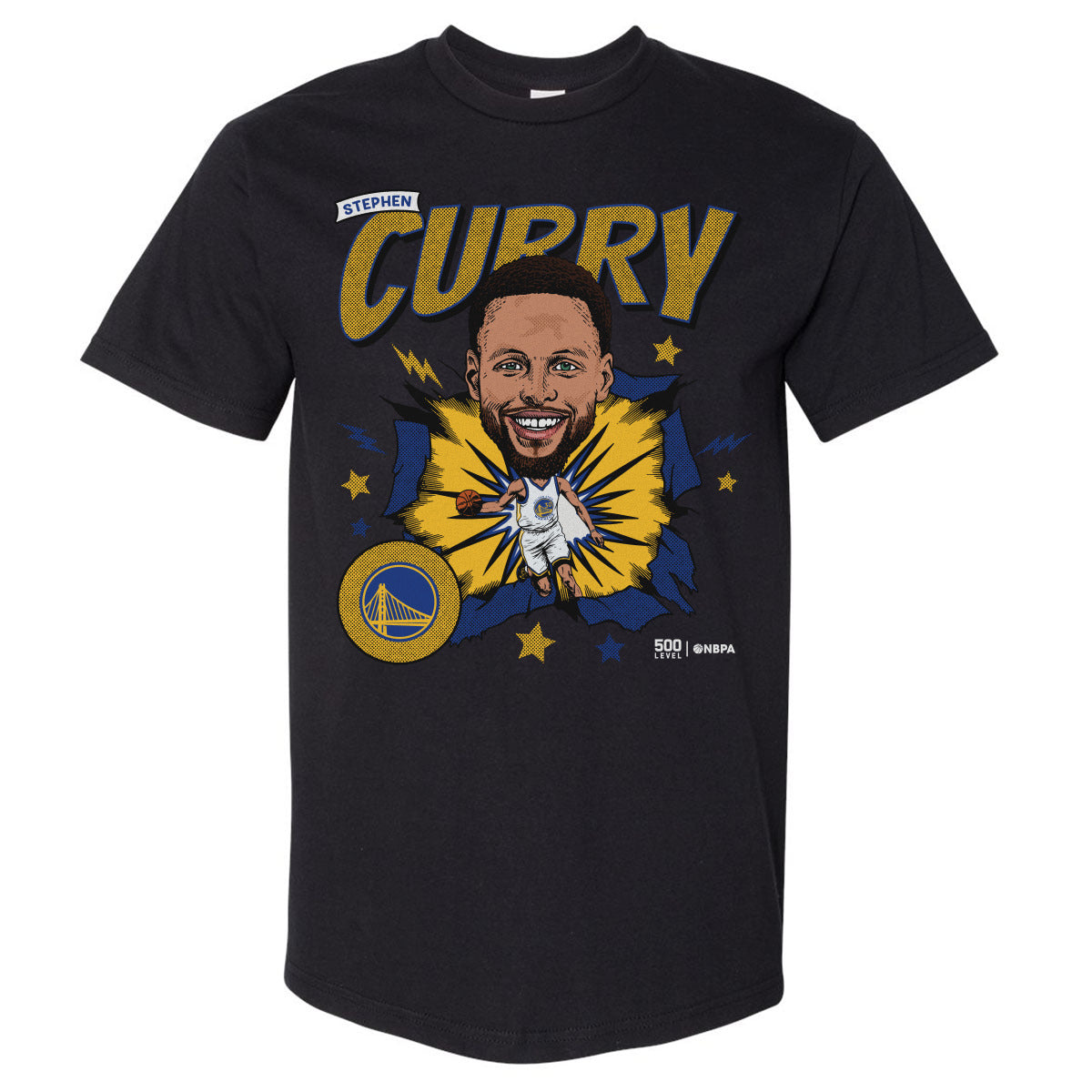 Steph Curry Golden State Warriors Caricature