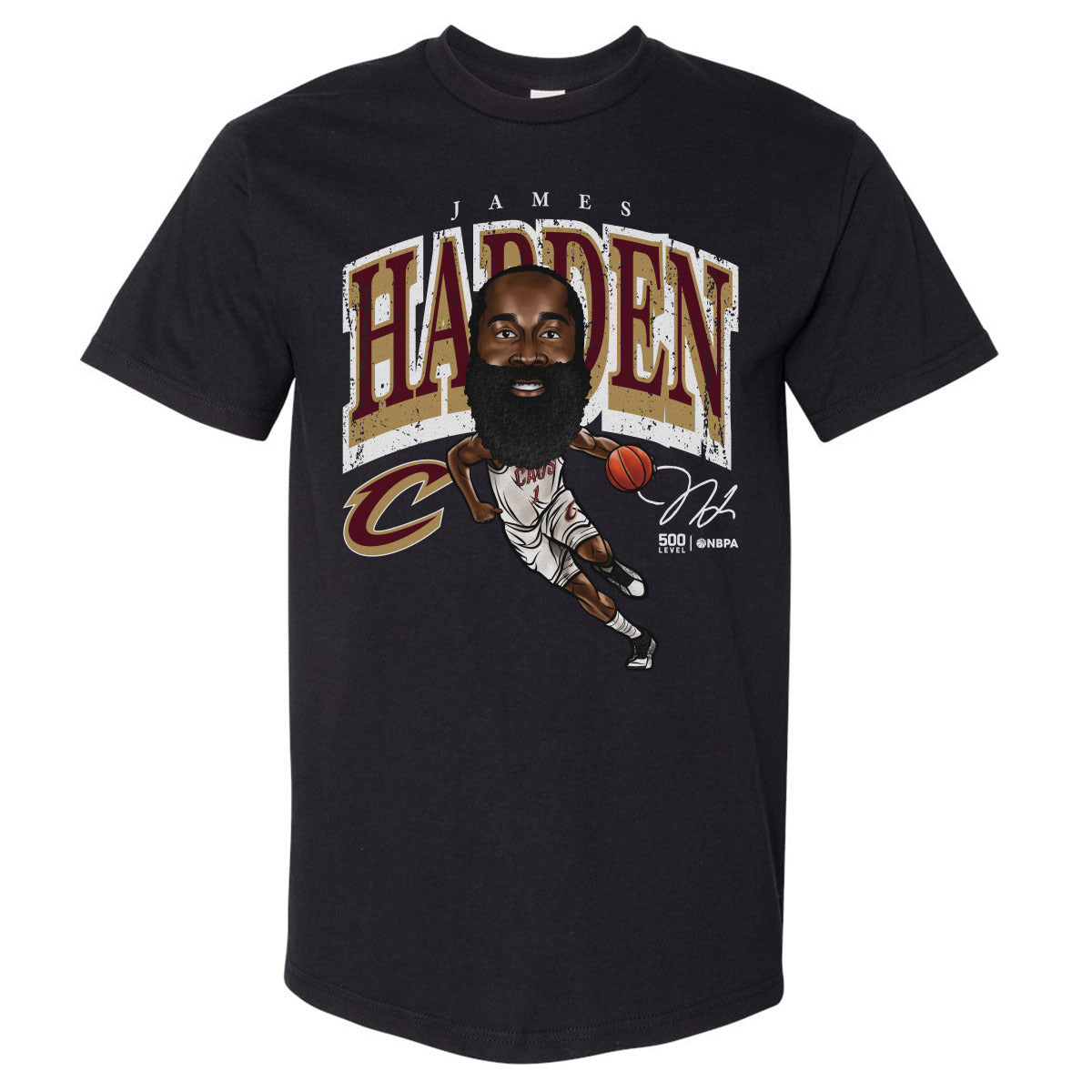 James Harden Cleveland Cavaliers Cartoon
