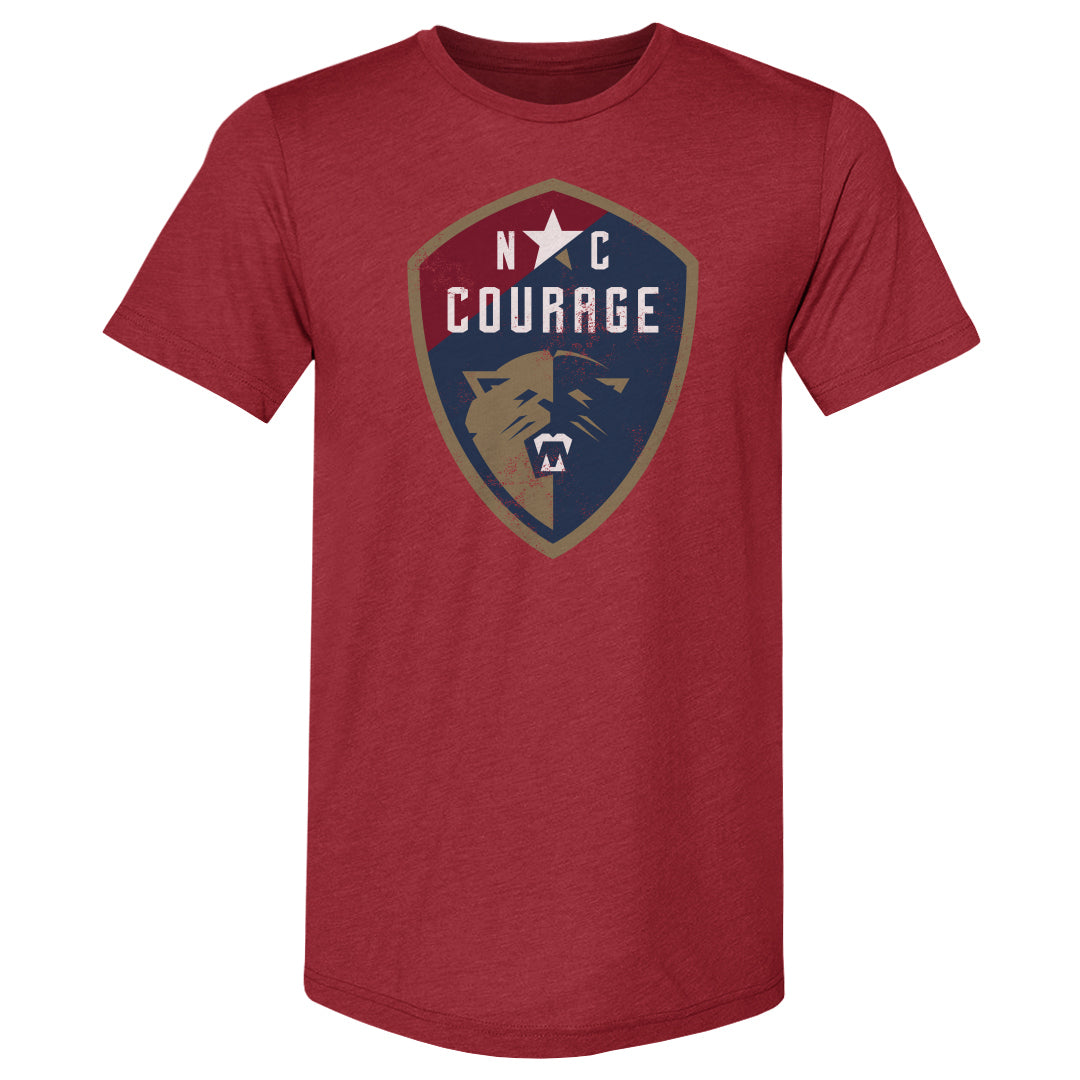North Carolina Courage Vintage Primary Logo WHT 3