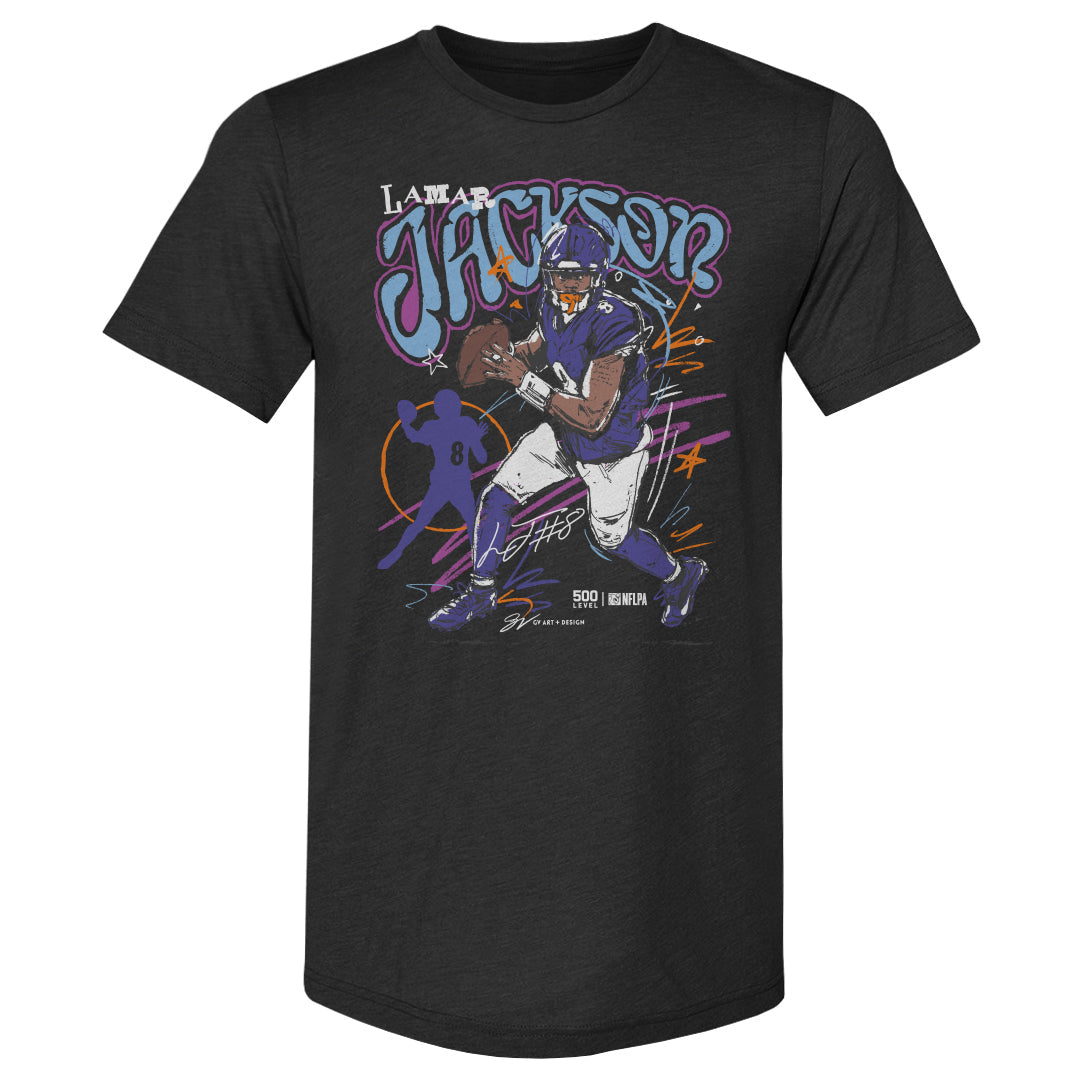 Lamar Jackson Baltimore Scribble