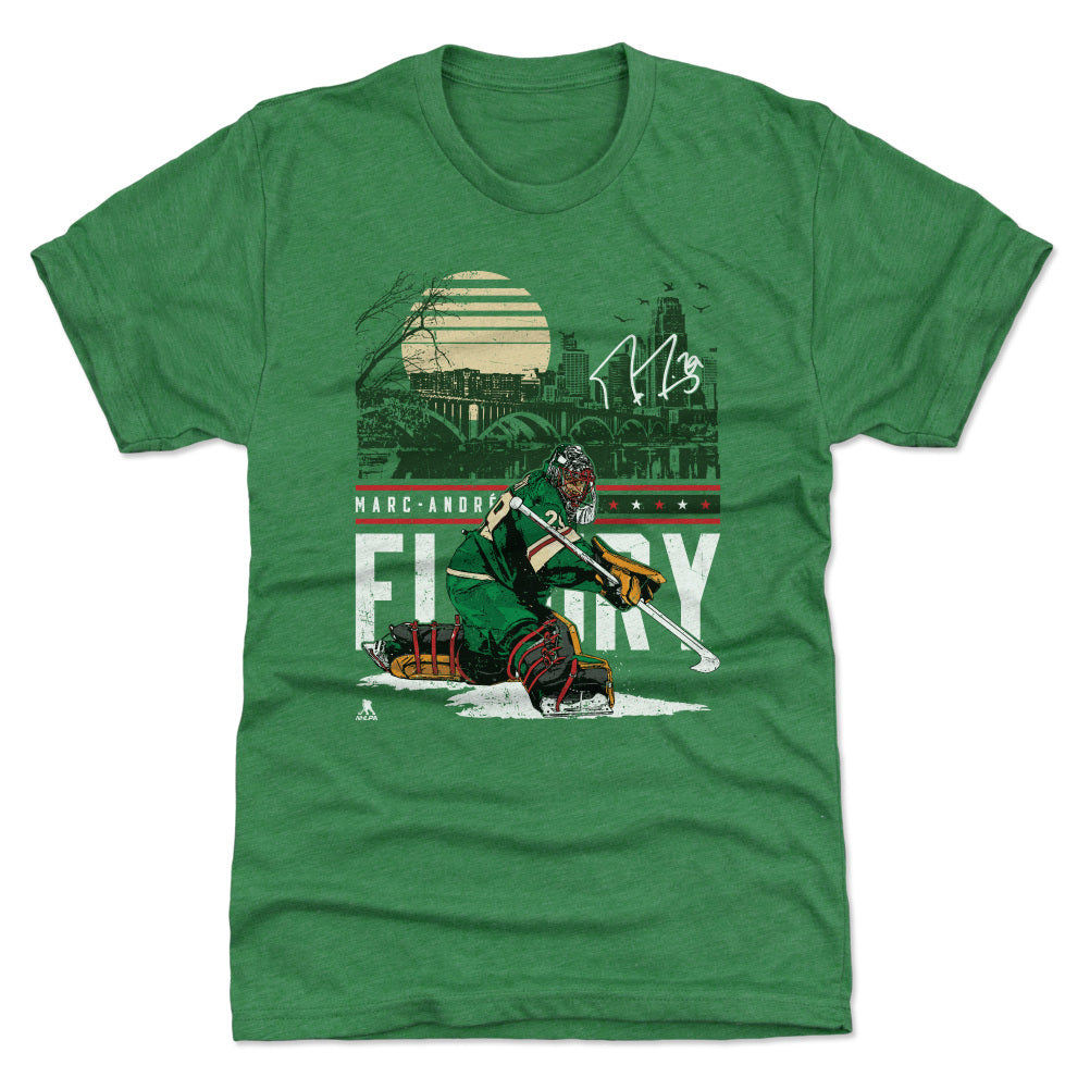 Marc-Andre Fleury Minnesota City Skyline