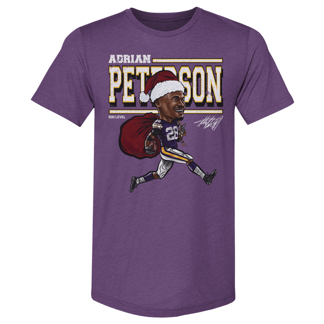 Adrian Peterson Minnesota Cartoon Santa Hat 3