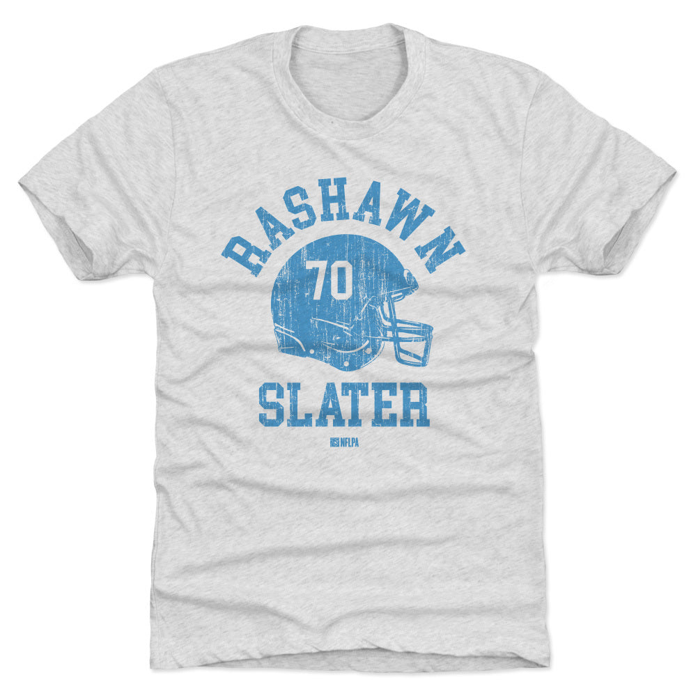 Rashawn Slater Los Angeles C Helmet Font 2