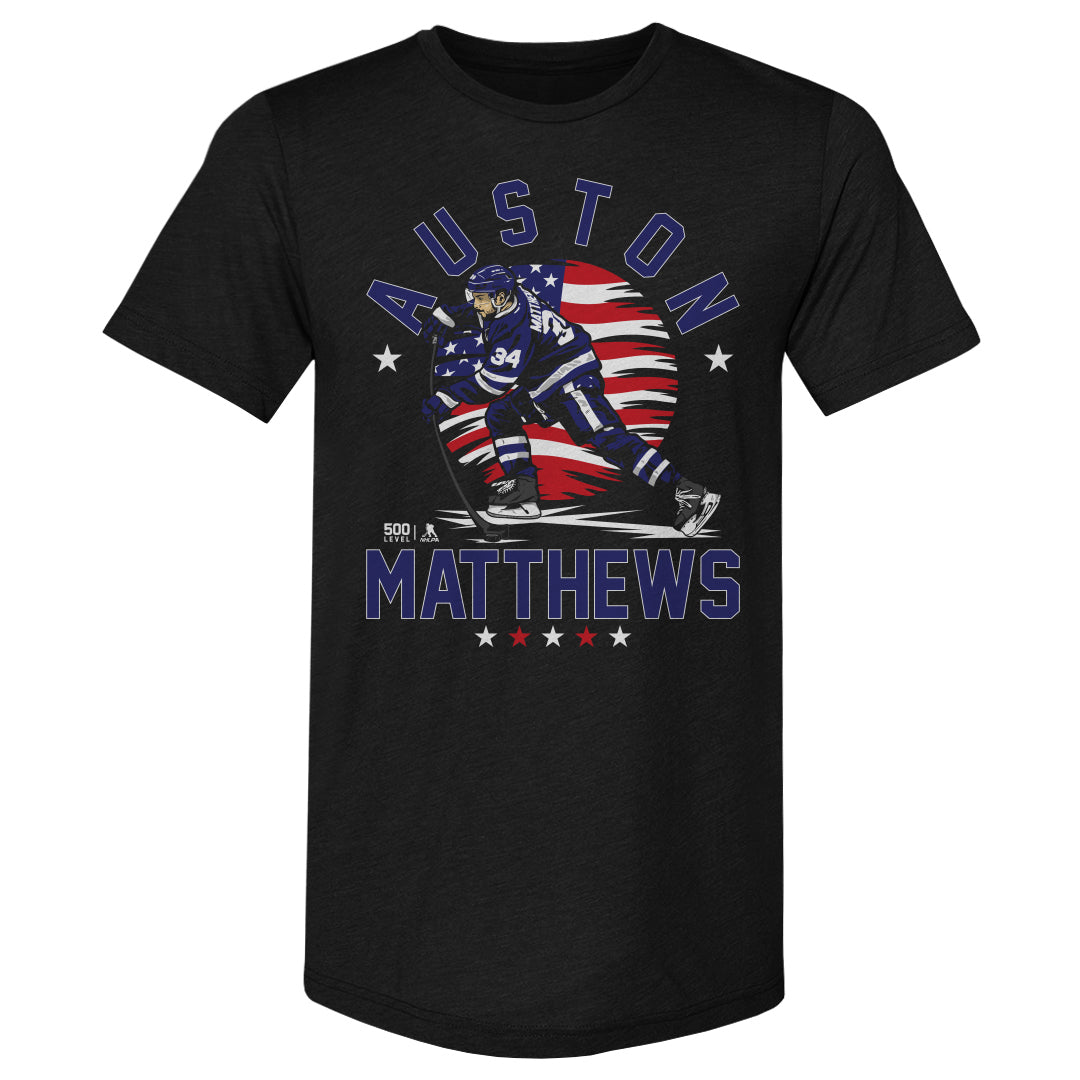 Auston Matthews Toronto USA Flag