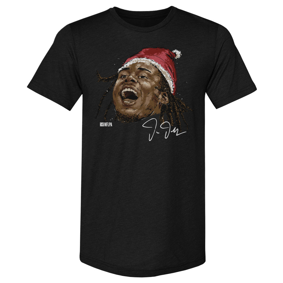 Justin Jefferson Minnesota Portrait Santa Hat