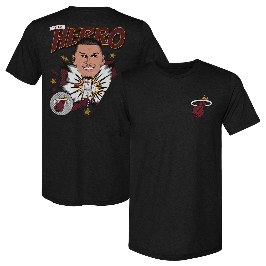 Tyler Herro Miami Heat Caricature F&B