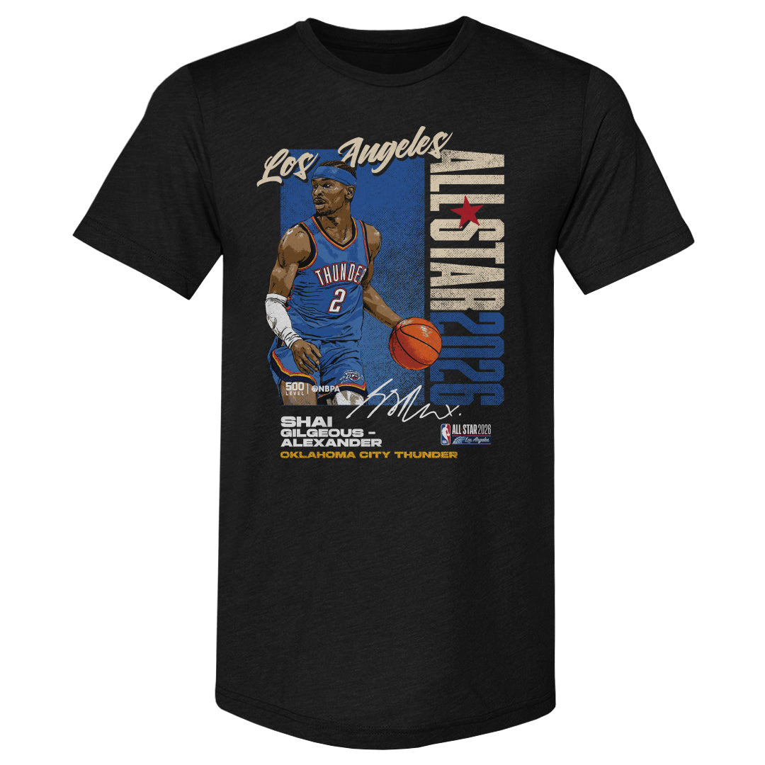 Shai Gilgeous-Alexander Oklahoma City Thunder 2026 NBA All-Star Vertical WHT 1