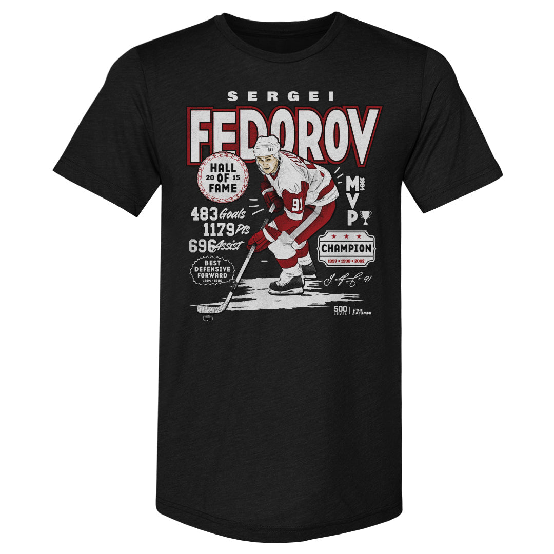 Sergei Fedorov Detroit Vintage Stats