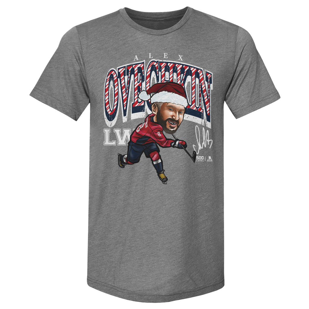 Alex Ovechkin Washington Cartoon Santa Hat