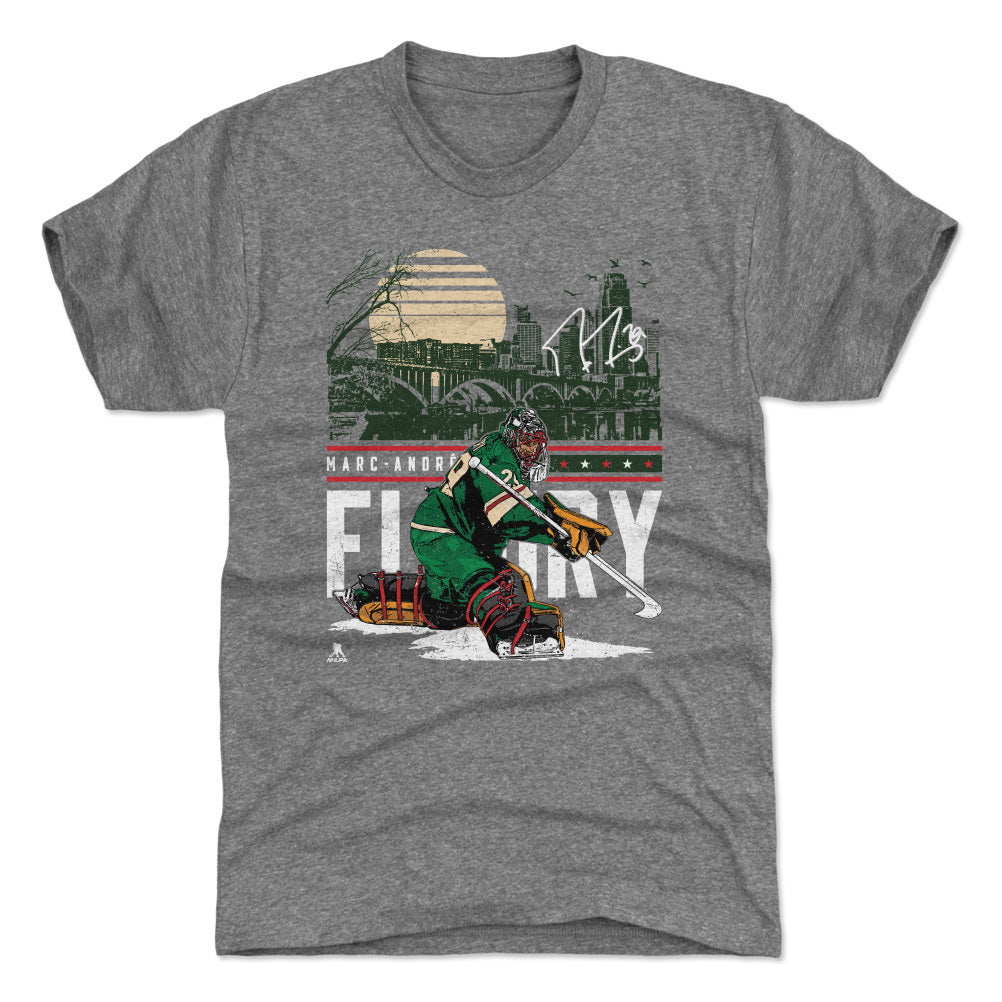 Marc-Andre Fleury Minnesota City Skyline