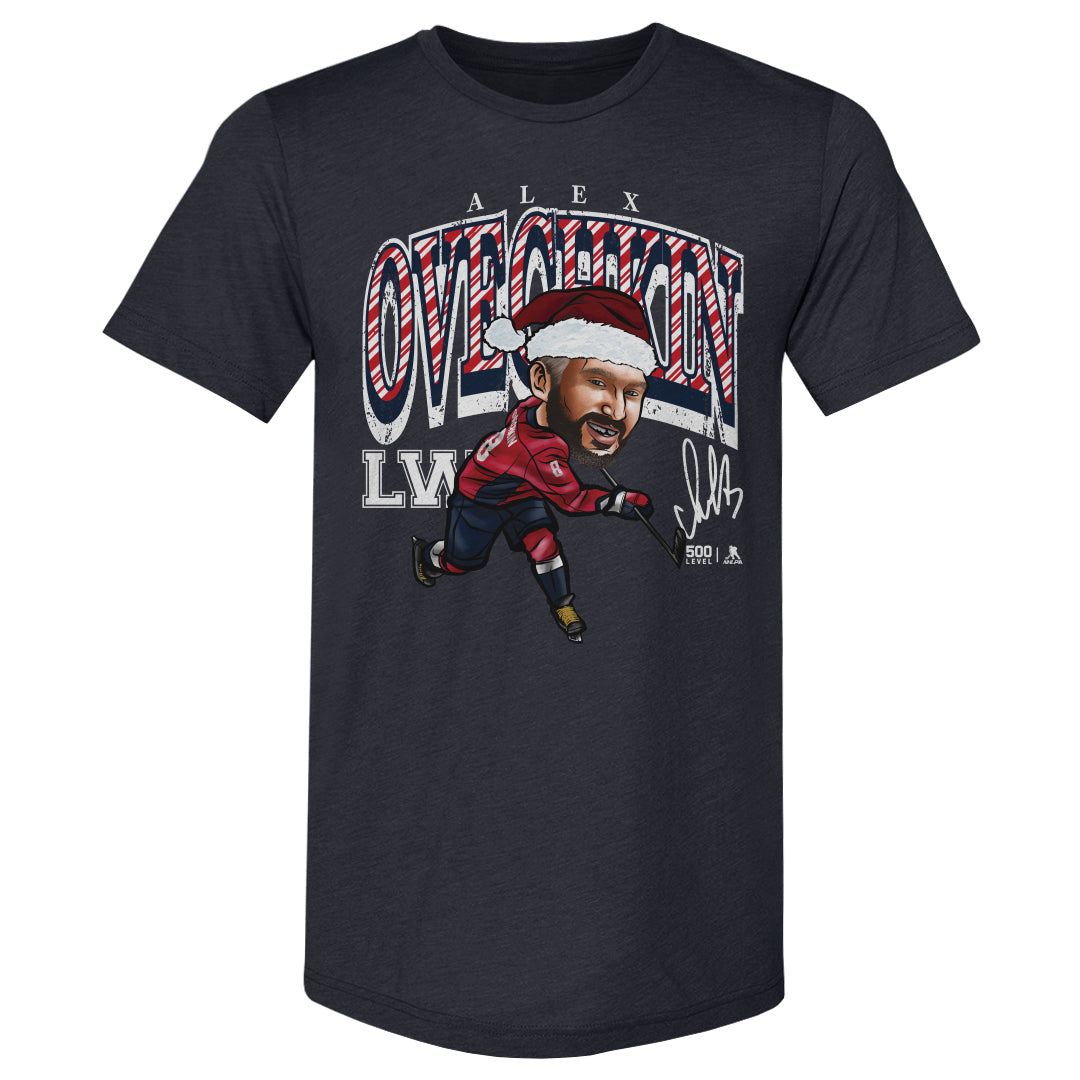 Alex Ovechkin Washington Cartoon Santa Hat