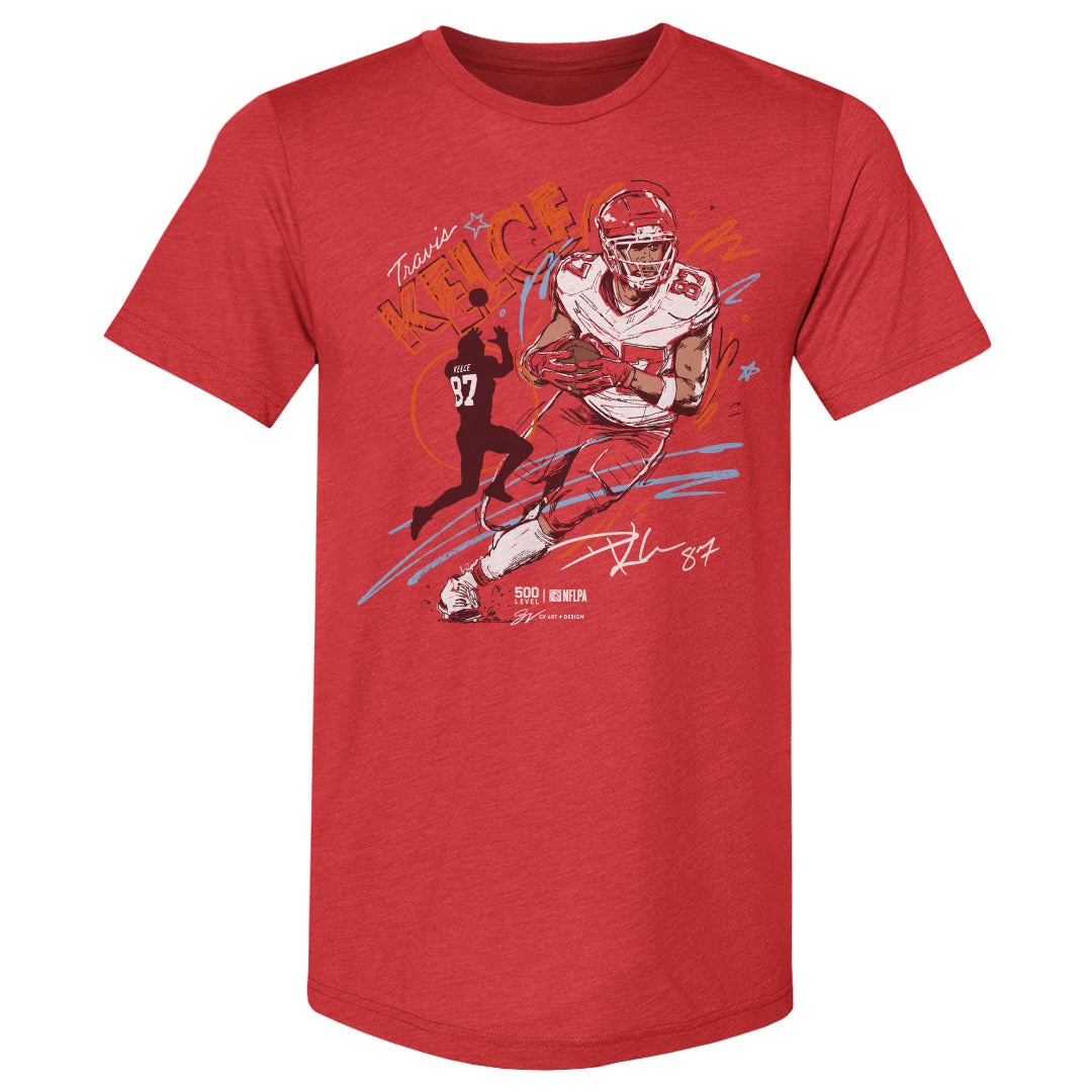 Travis Kelce Kansas City Scribble