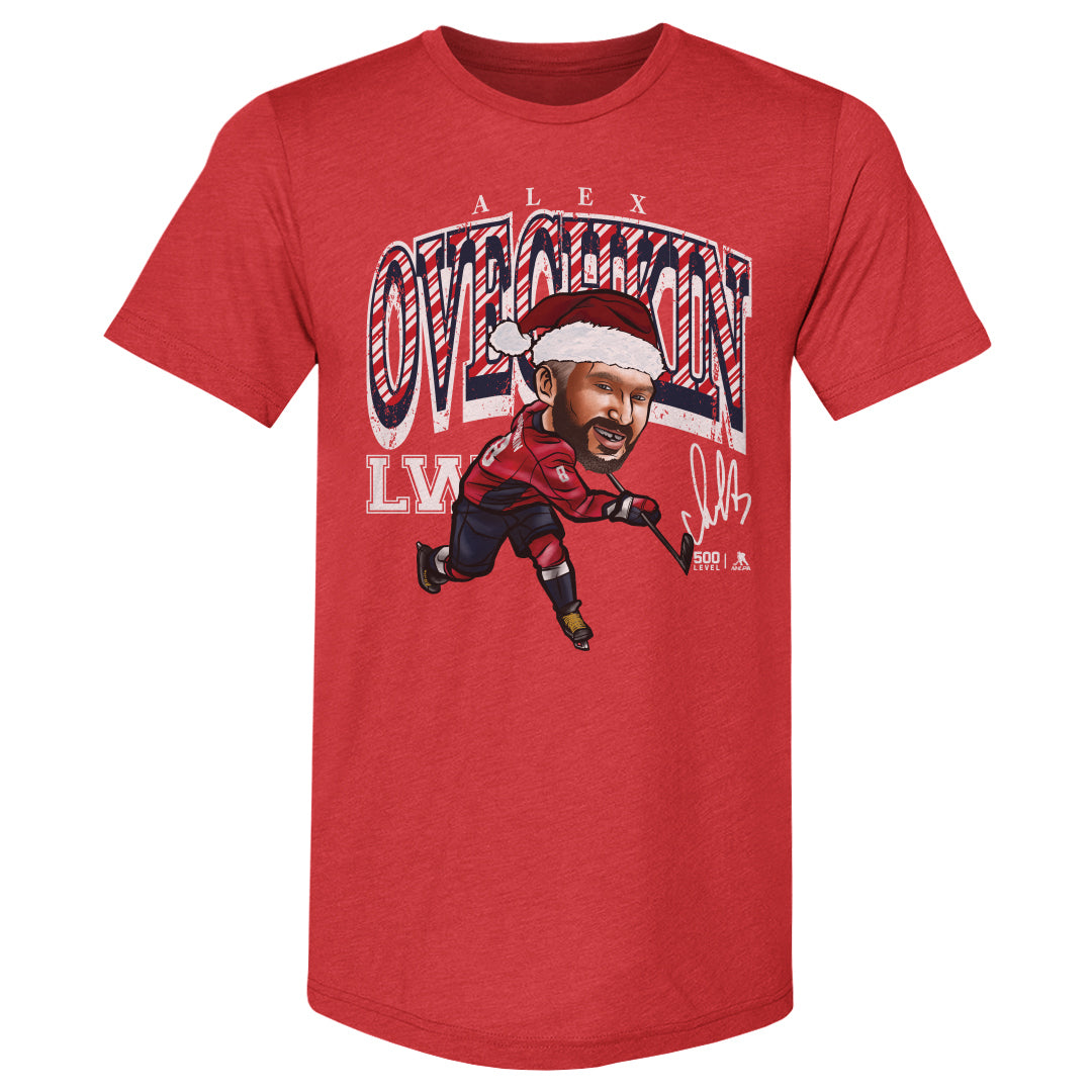 Alex Ovechkin Washington Cartoon Santa Hat 3