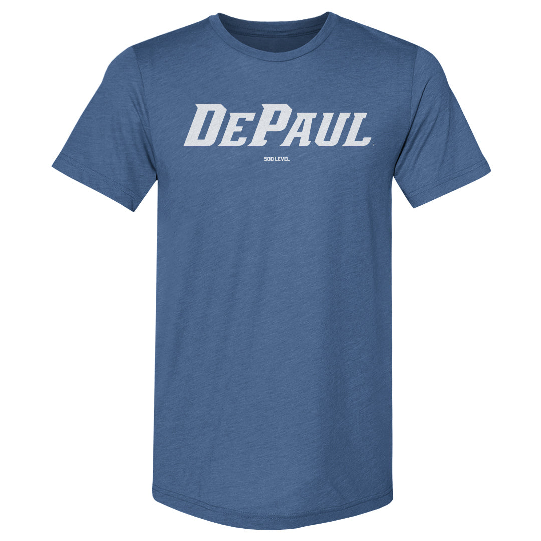 DePaul Blue Demons Wordmark White