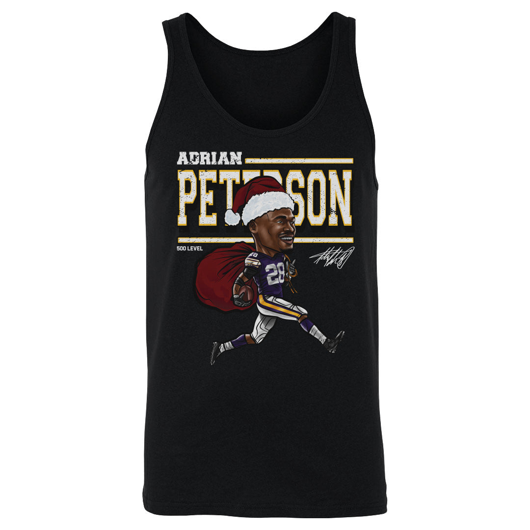 Adrian Peterson Minnesota Cartoon Santa Hat