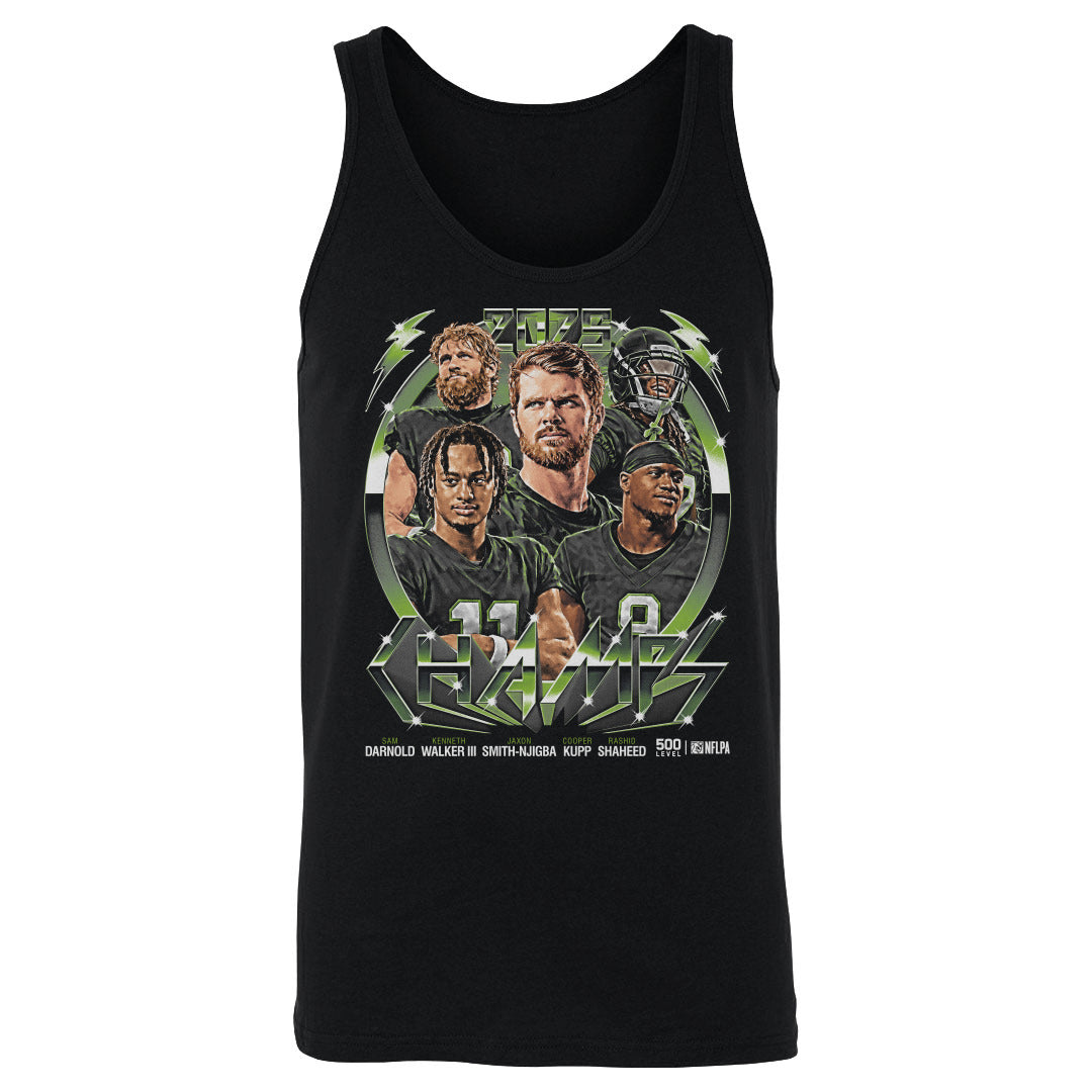 Seattle Football 2025 Champs Vintage Neon