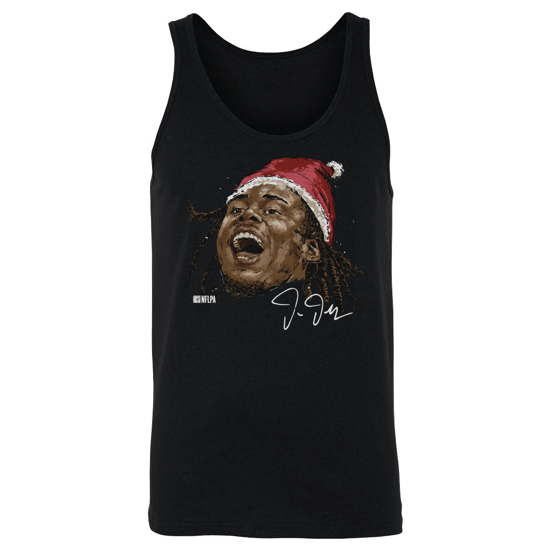 Justin Jefferson Minnesota Portrait Santa Hat 1