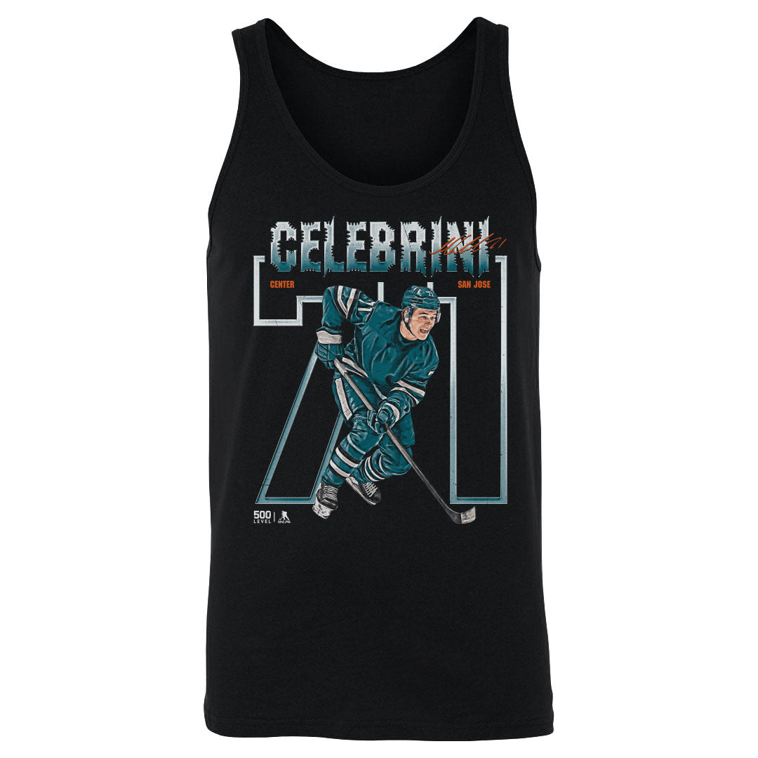 Macklin Celebrini San Jose Number Outline