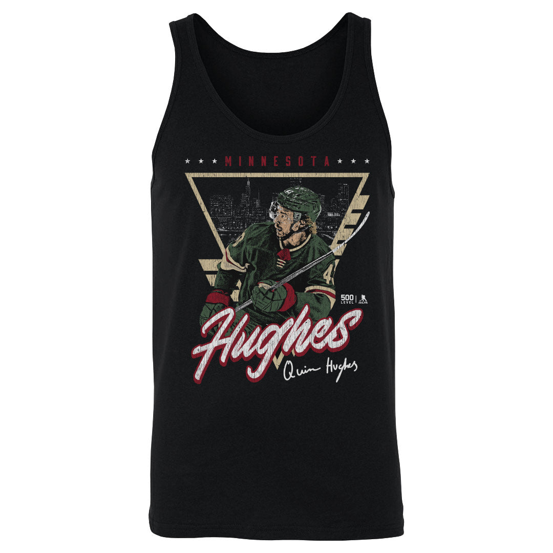 Quinn Hughes Minnesota Triangle Retro