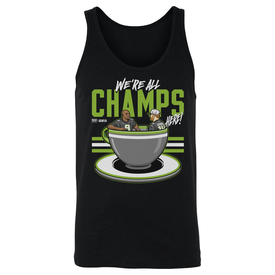Kenneth Walker III & Sam Darnold Seattle Tea Cup
