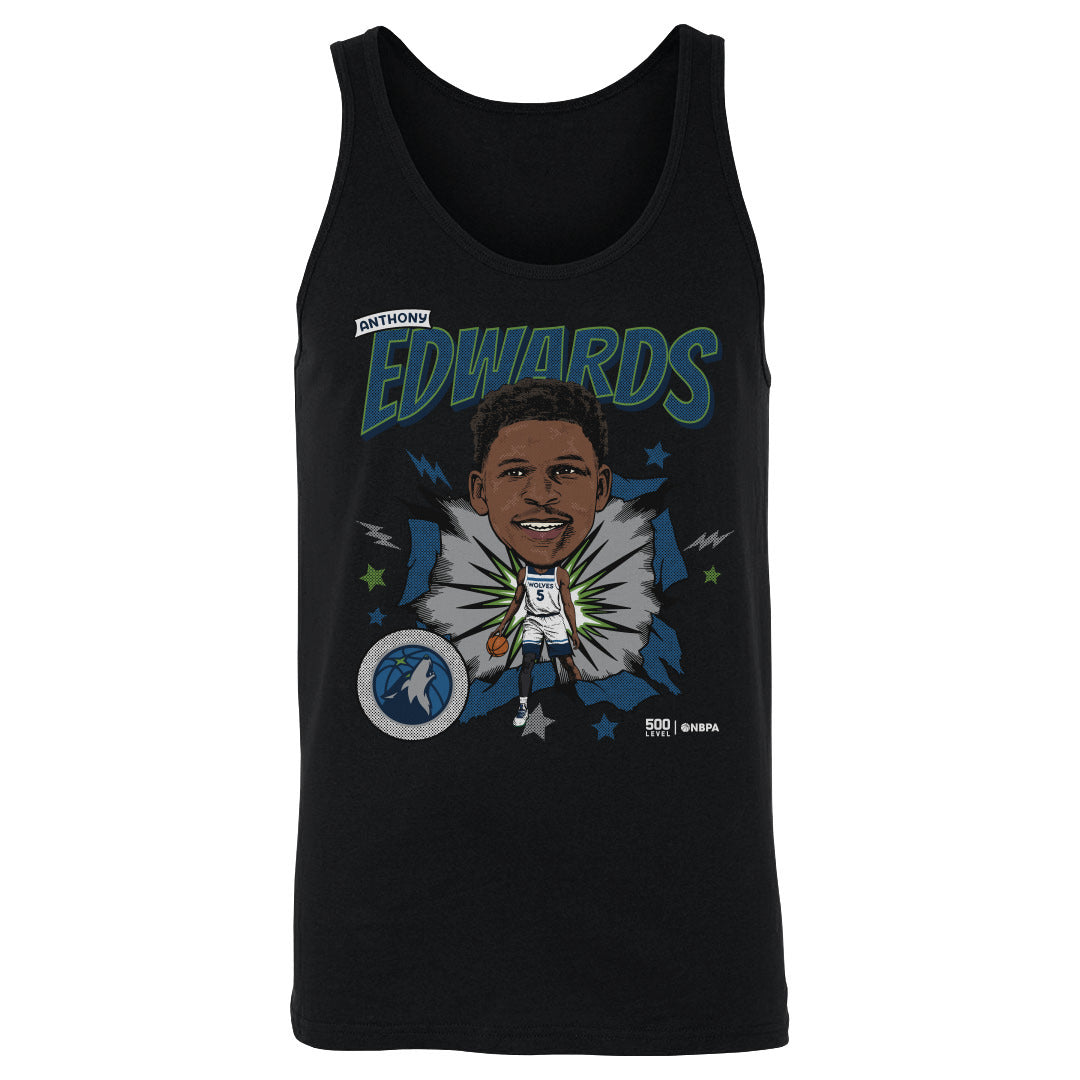 Anthony Edwards Minnesota Timberwolves Caricature Retro