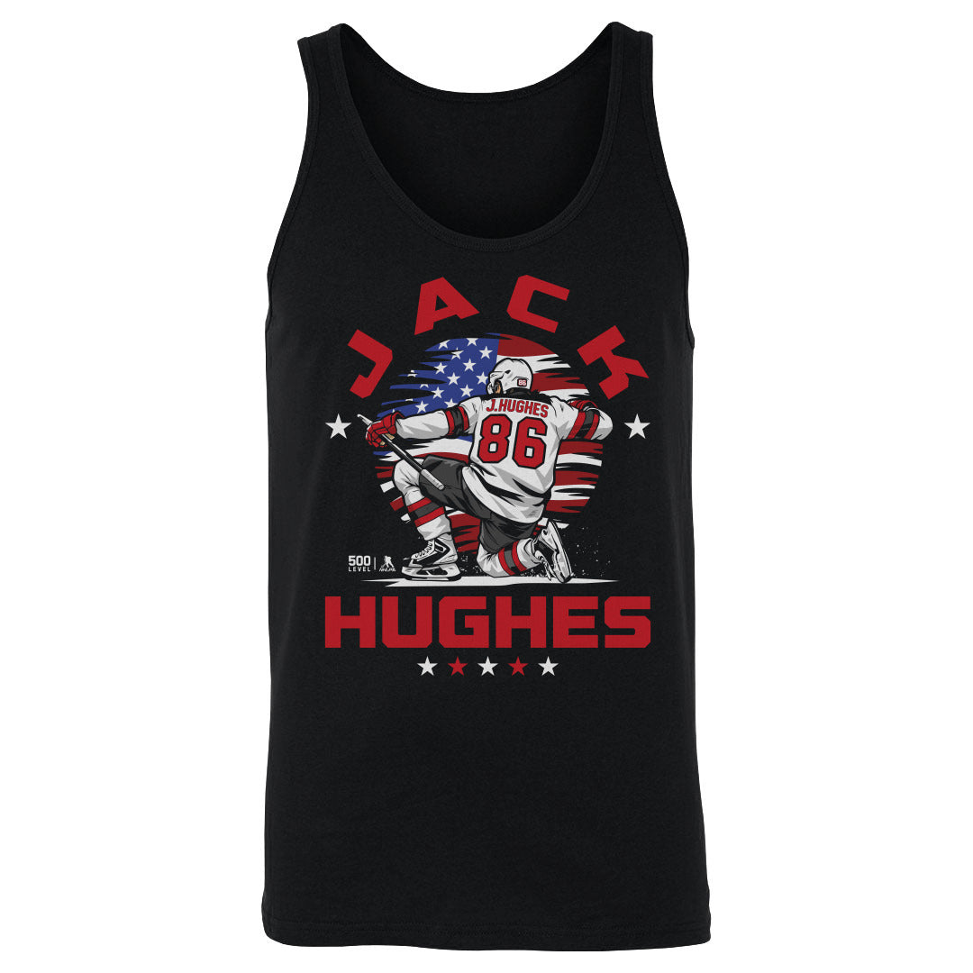 Jack Hughes New Jersey USA Flag Celebration