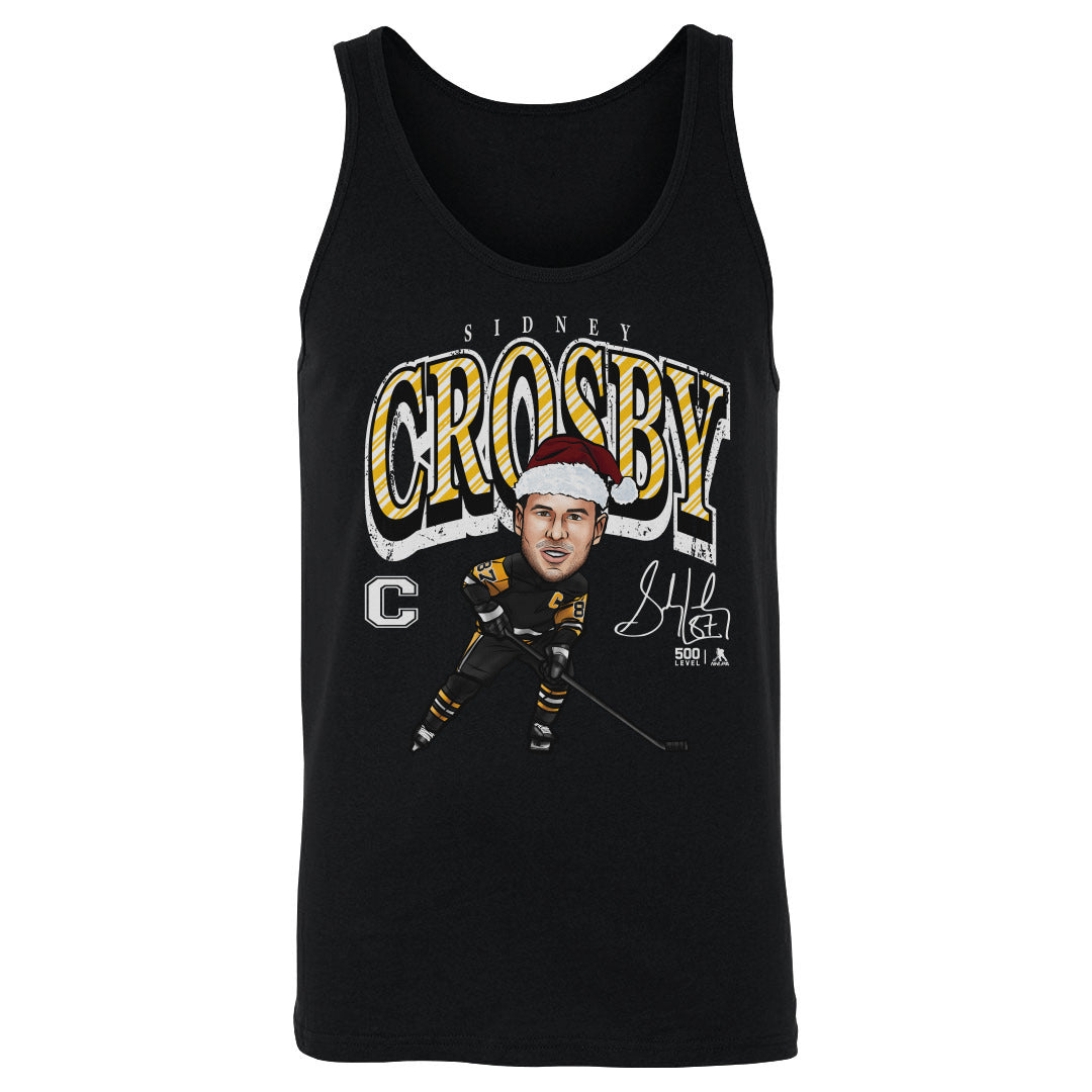 Sidney Crosby Pittsburgh Cartoon Santa Hat