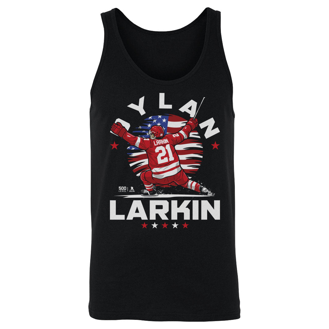 Dylan Larkin Detroit USA Flag Celebration