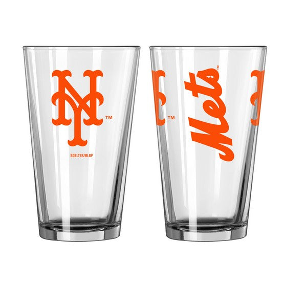 New York Mets Game Day Pint Glass 1