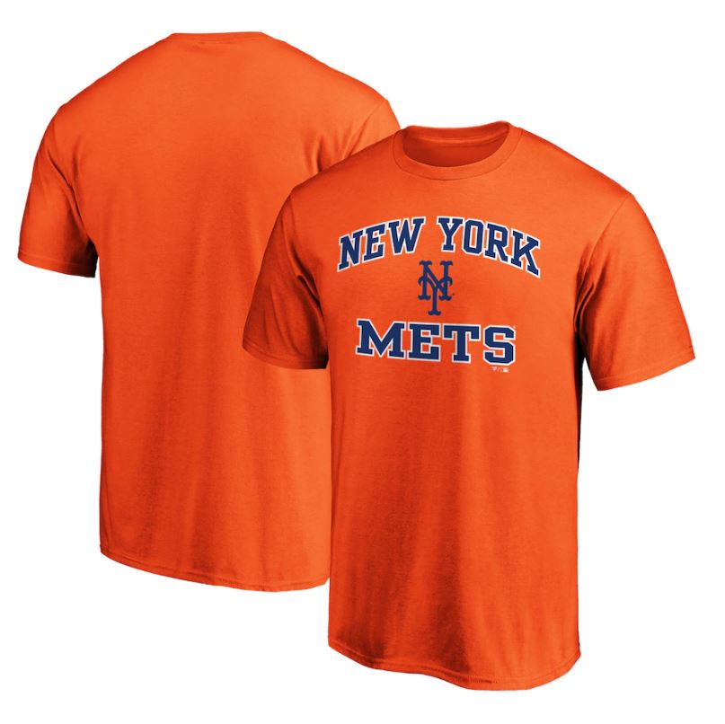 New York Mets Heart & Soul T-Shirt - Orange 1